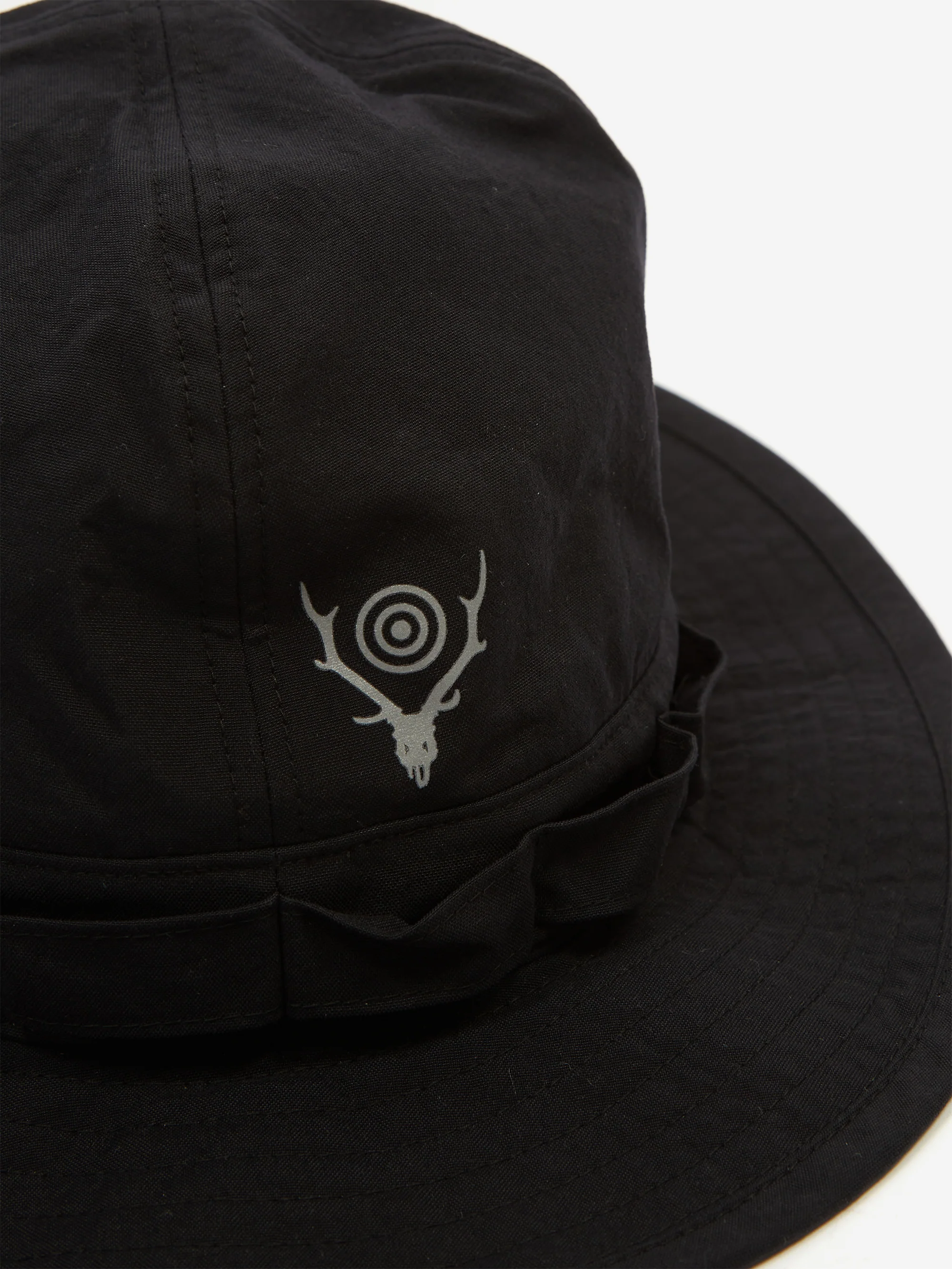 South2 West8 Jungle Hat - Cotton Ripstop / 3Layer - Black - Image 2