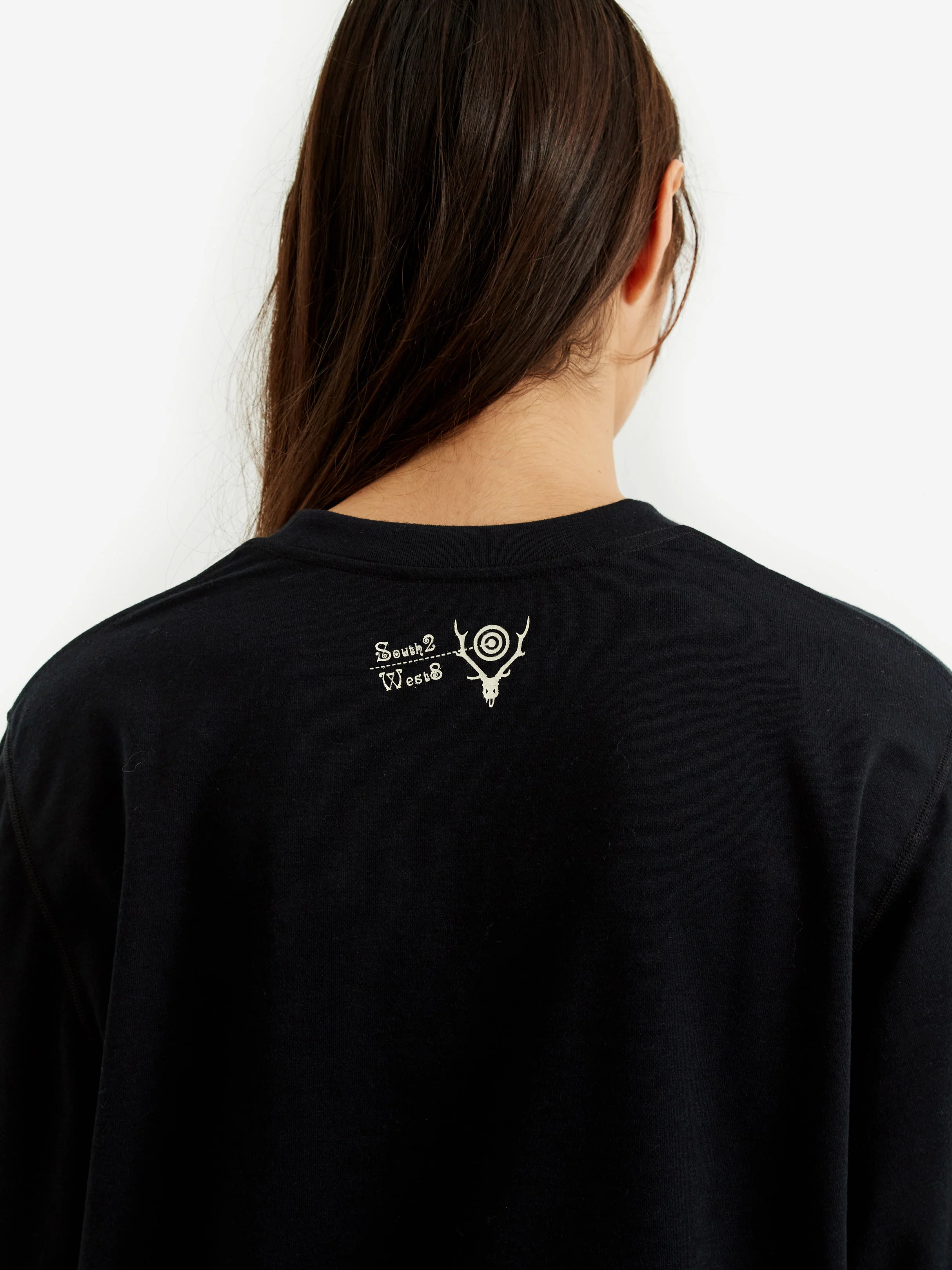 South2 West8 L/S Crew Neck Tee - Interstellar Overdrive - Black - Image 3
