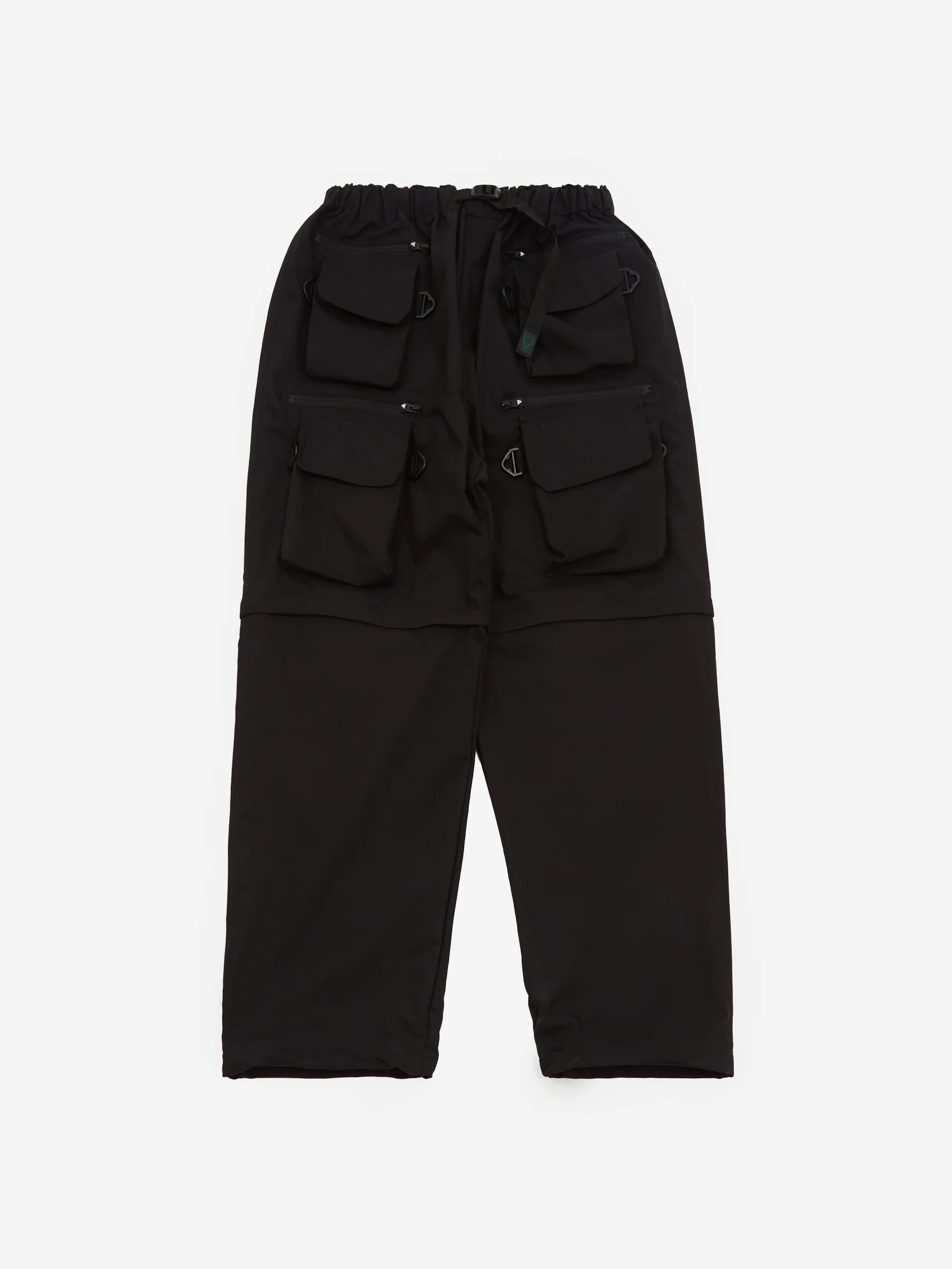 South2 West8 Mult-Pocket Belted 2Way Pant - Black