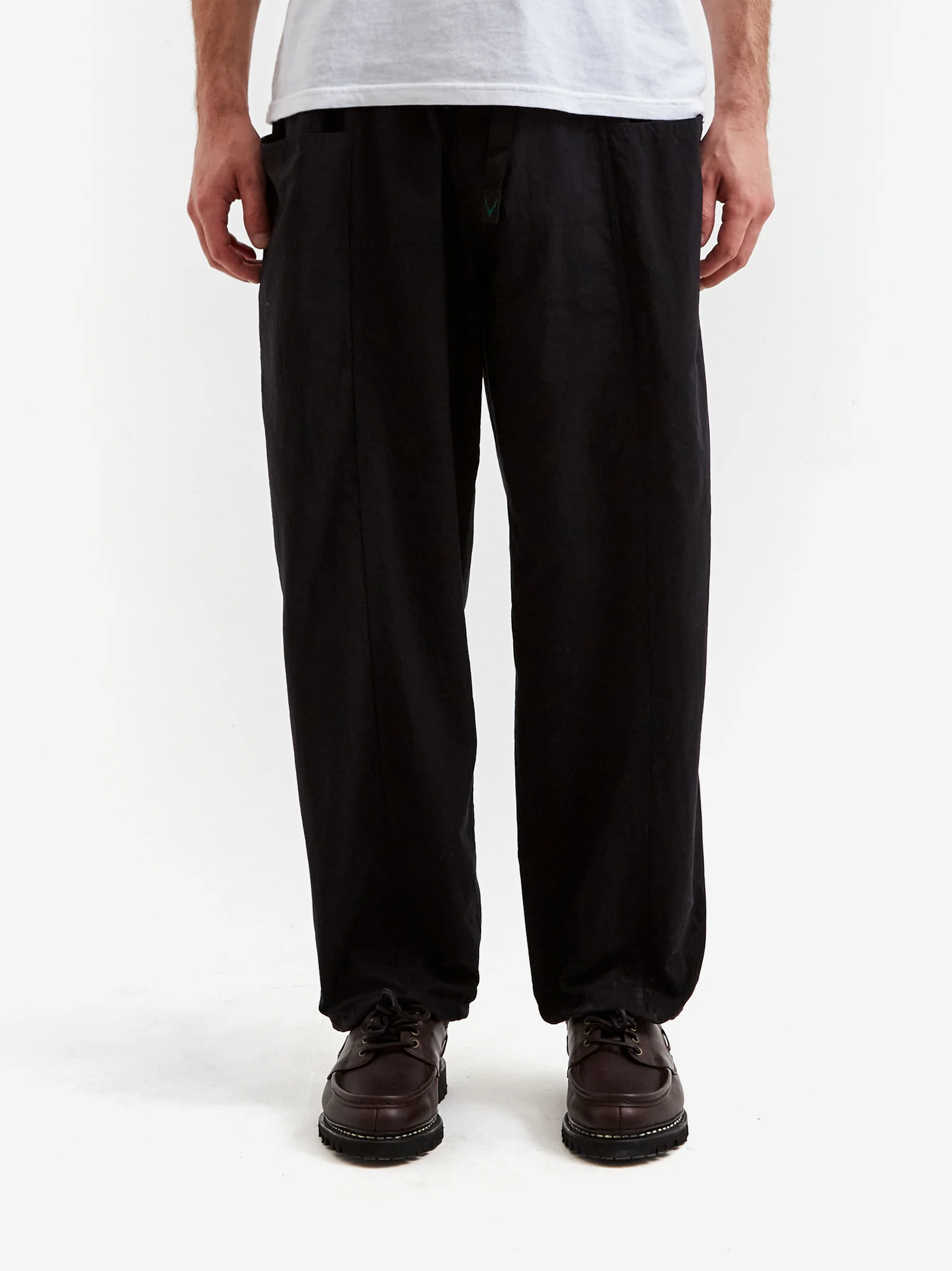 South2 West8 Mult-Pocket Belted 2Way Pant - Black - Image 2