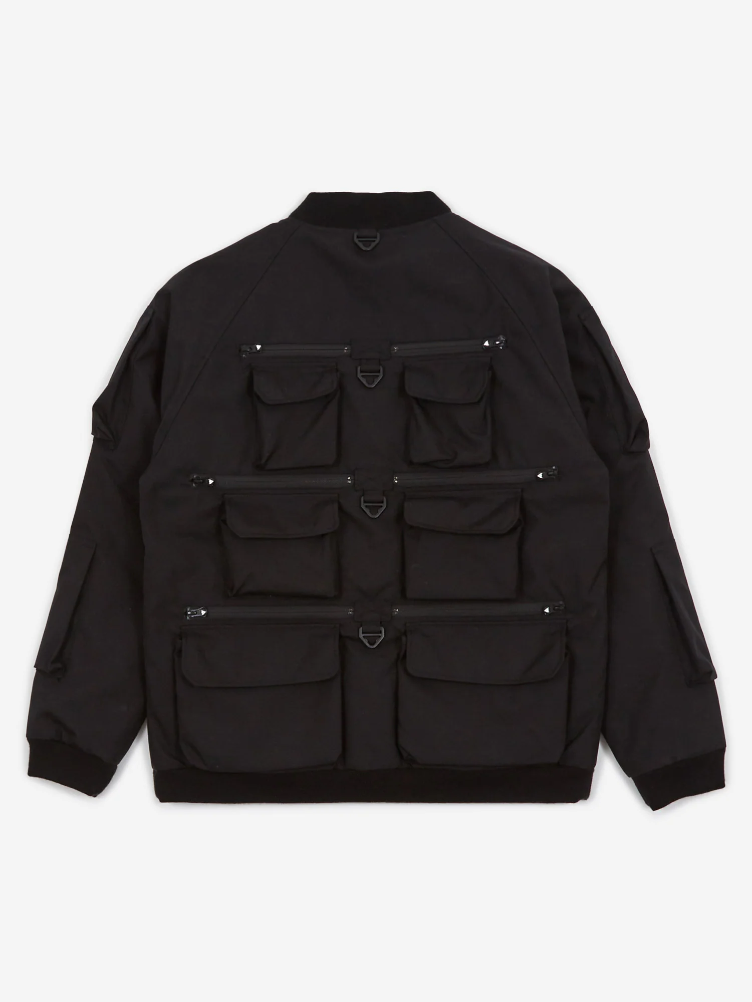 South2 West8 Multi-Pocket Zipped Down Jacket - Cordura Nylon - Black - Image 11
