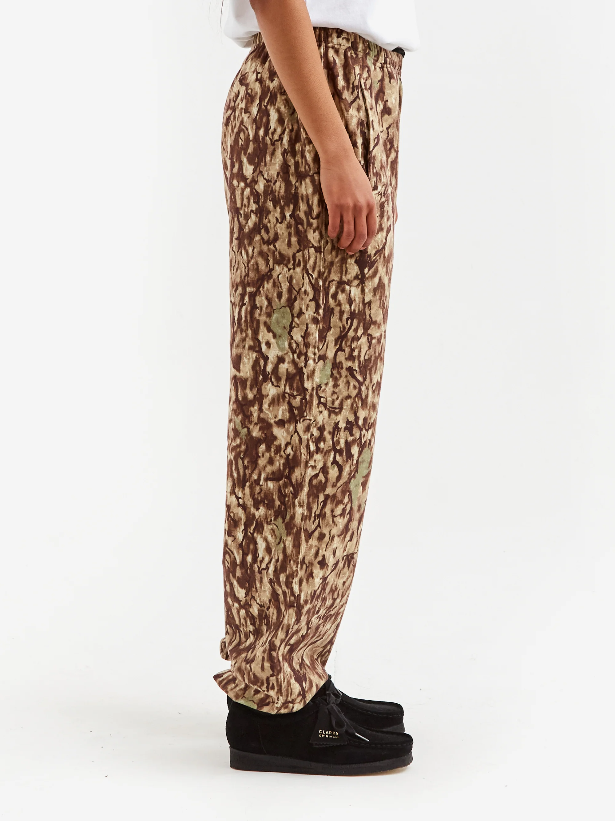 South2 West8 String Sweat Pant - Cotton Jersey / Horn Camo Pt. - Khaki - Image 2