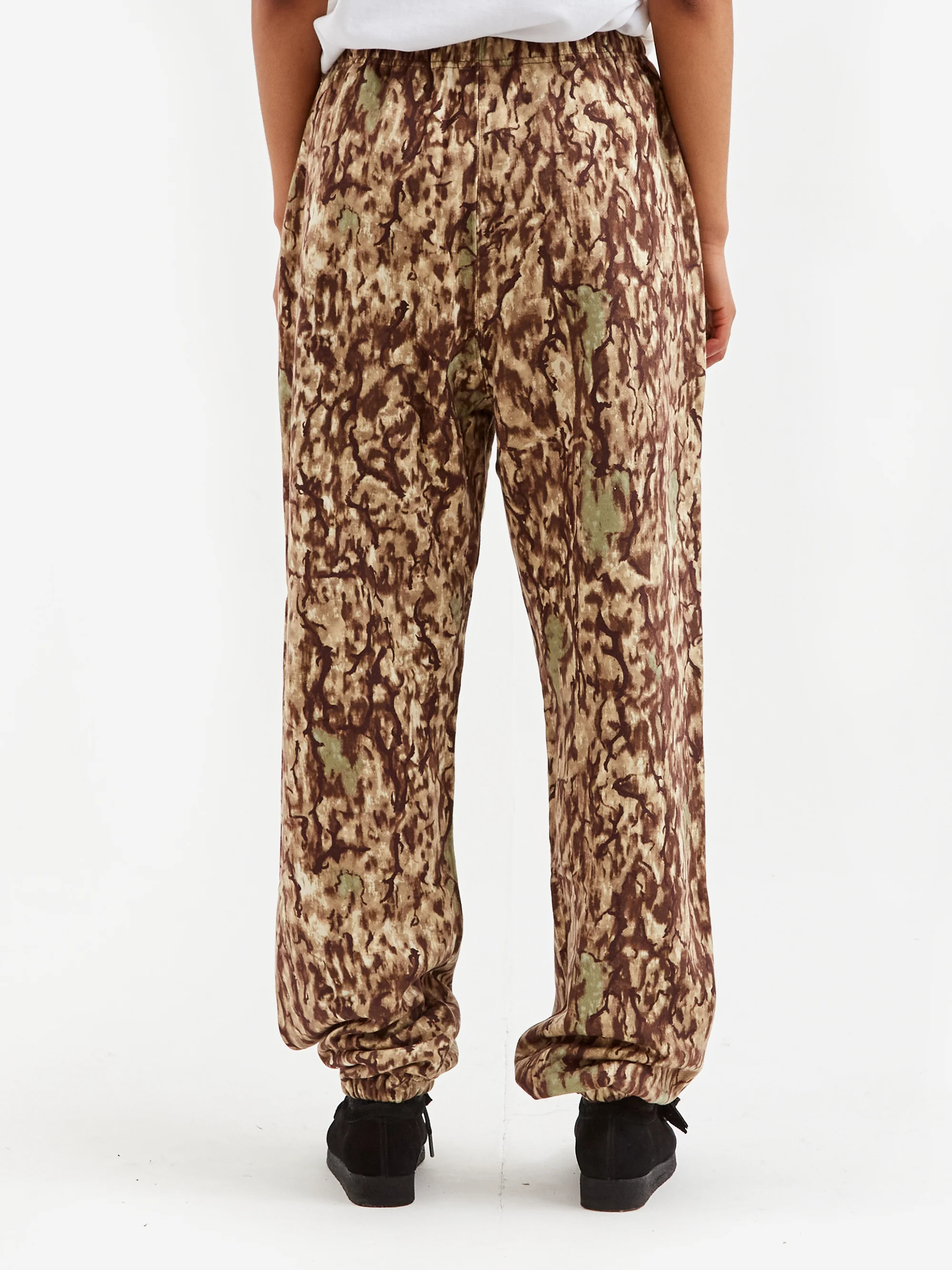 South2 West8 String Sweat Pant - Cotton Jersey / Horn Camo Pt. - Khaki - Image 3