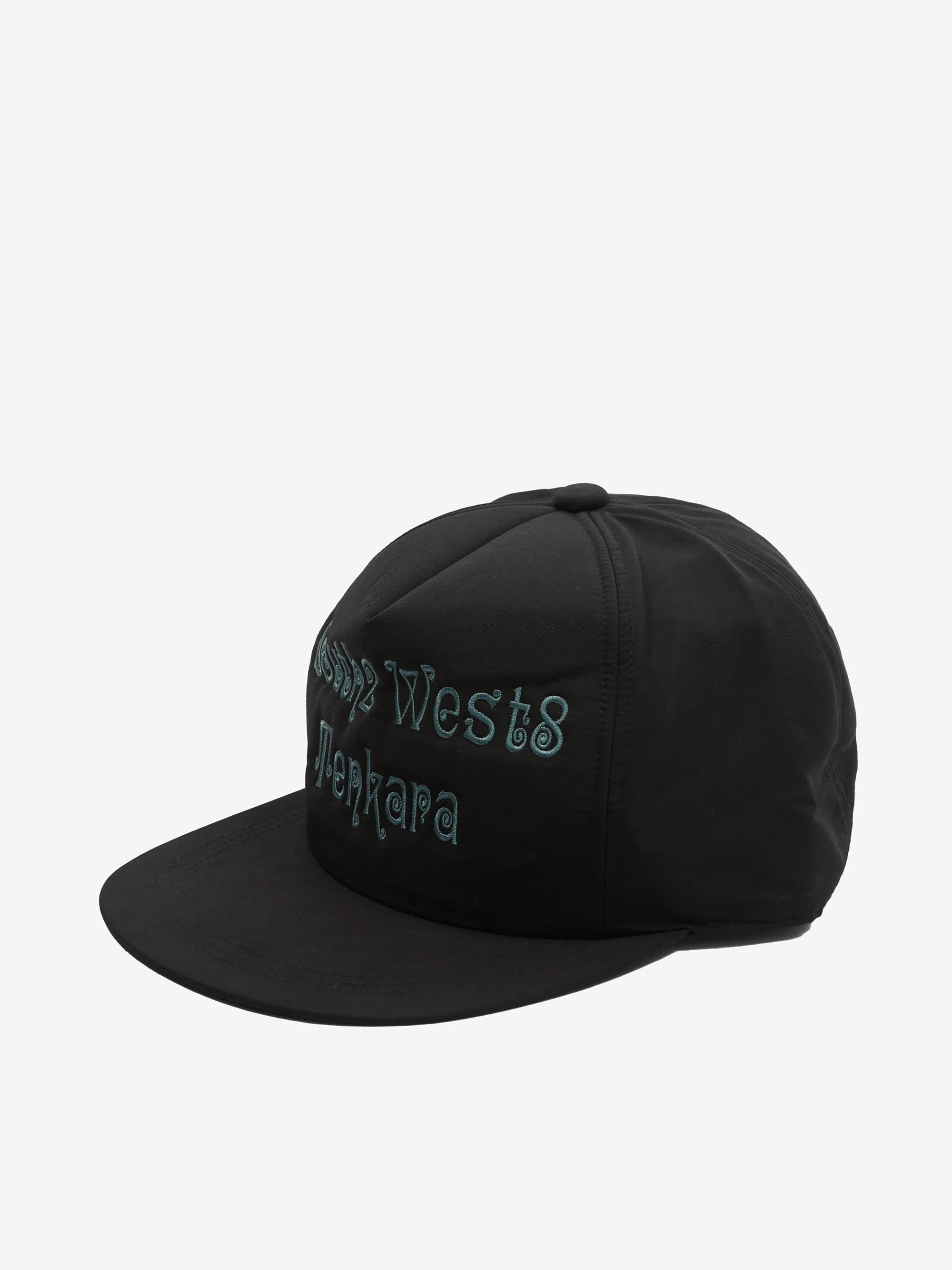 South2 West8 Trucker Cap Tenkara Embroidery - Black