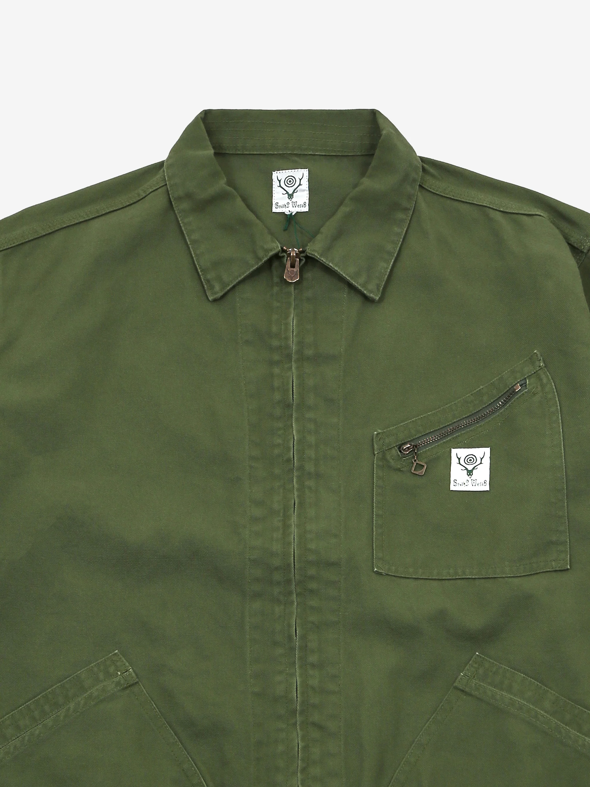 South2 West8 Work Jacket - Moss Green - Image 3
