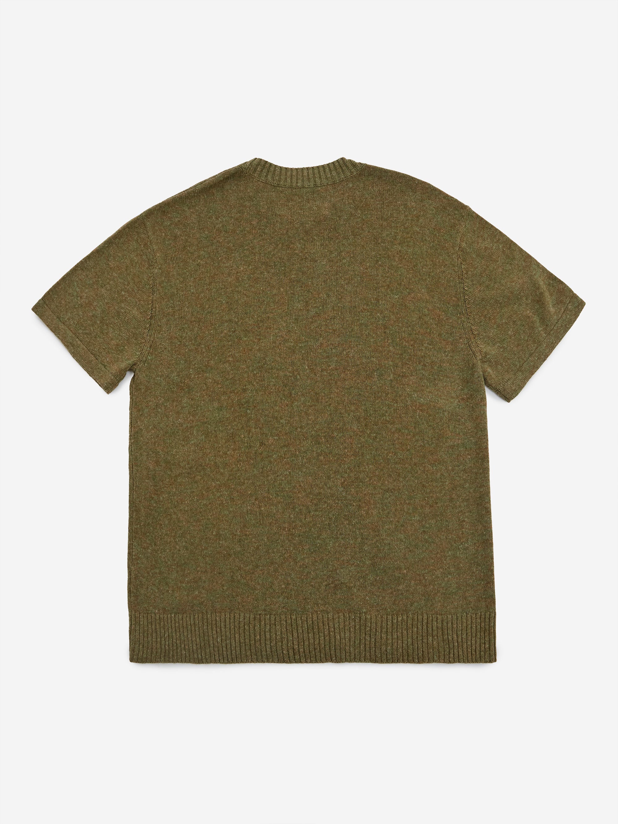 South2 West8 x Brain Dead Short Sleeve Sweater - Moss - Image 4
