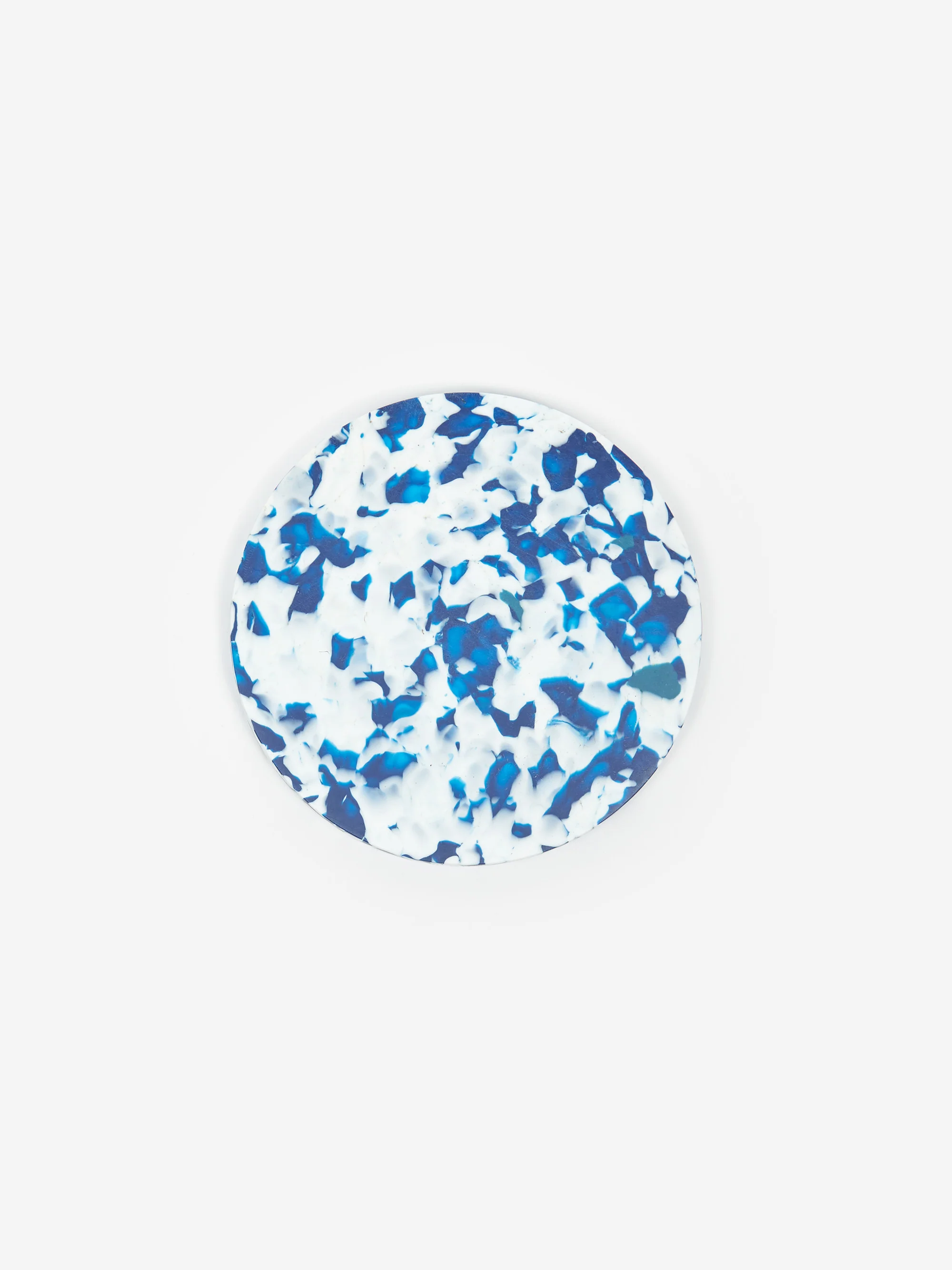 Space Available Upcycled Plastic Coasters - Set of 4 - Blue Wave - Image 3