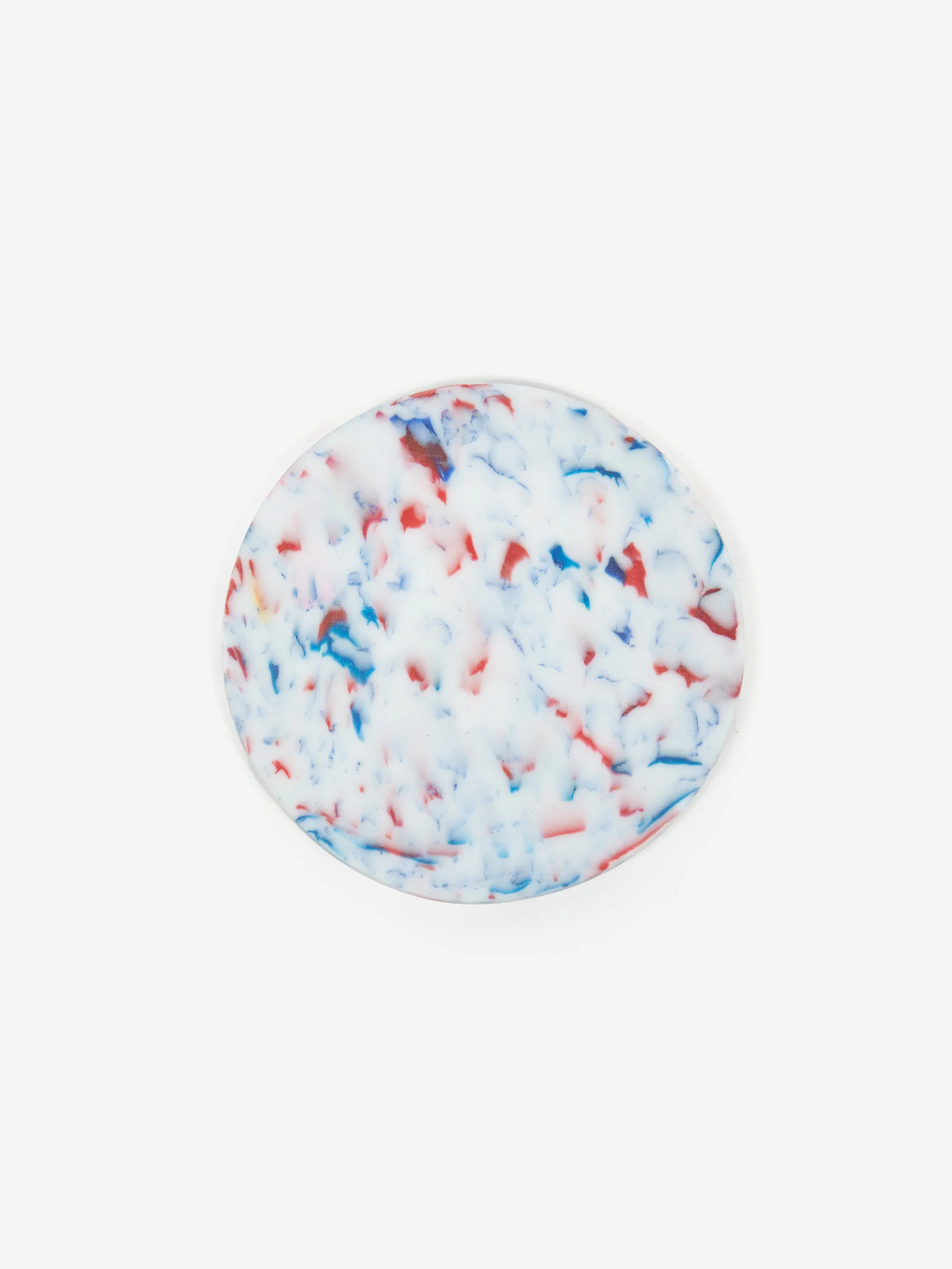 Space Available Upcycled Plastic Coasters - Set of 4 - White - Image 3