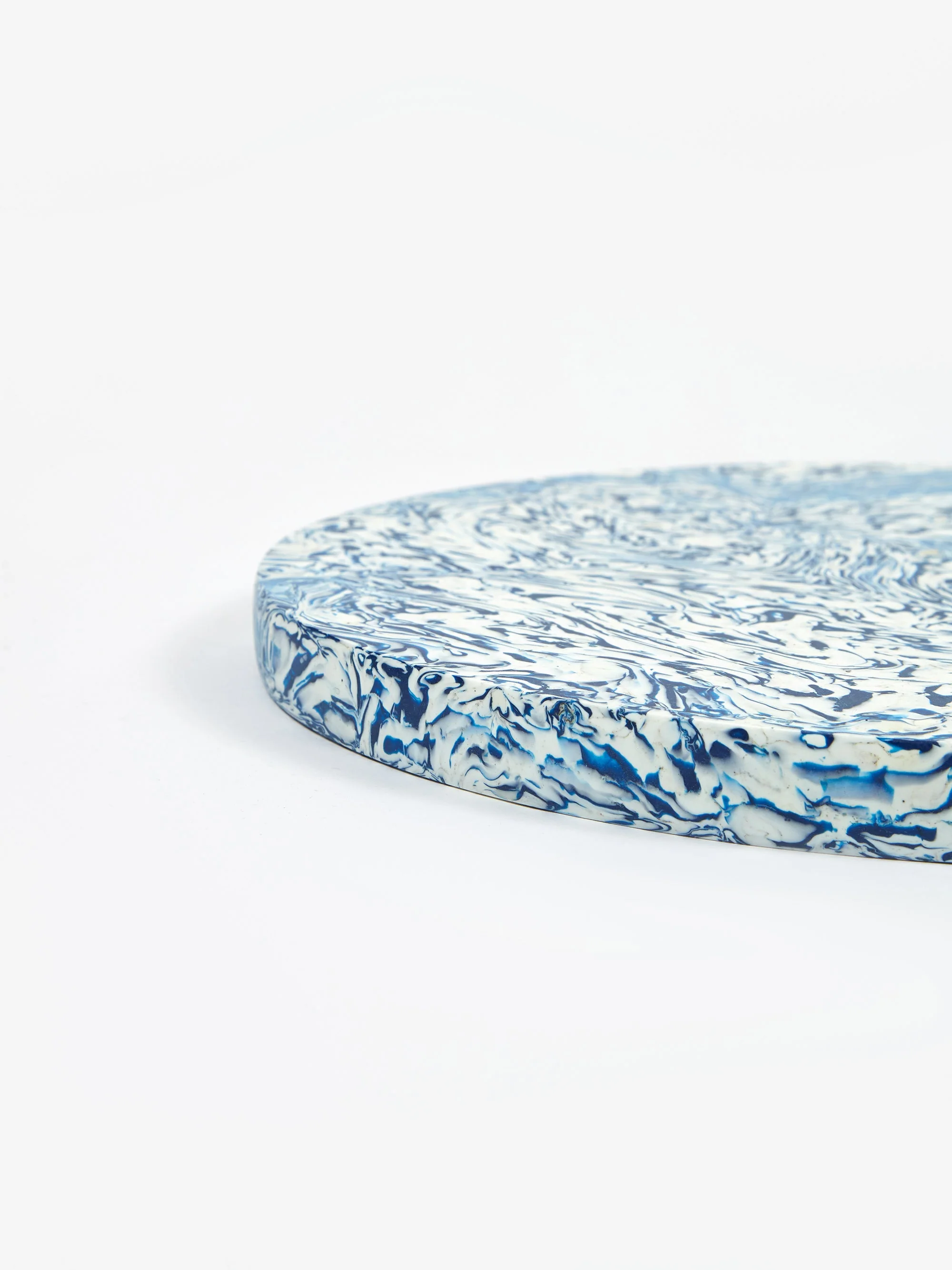 Space Available x Low Intervention Chopping Board - Blue Swirl - Image 4