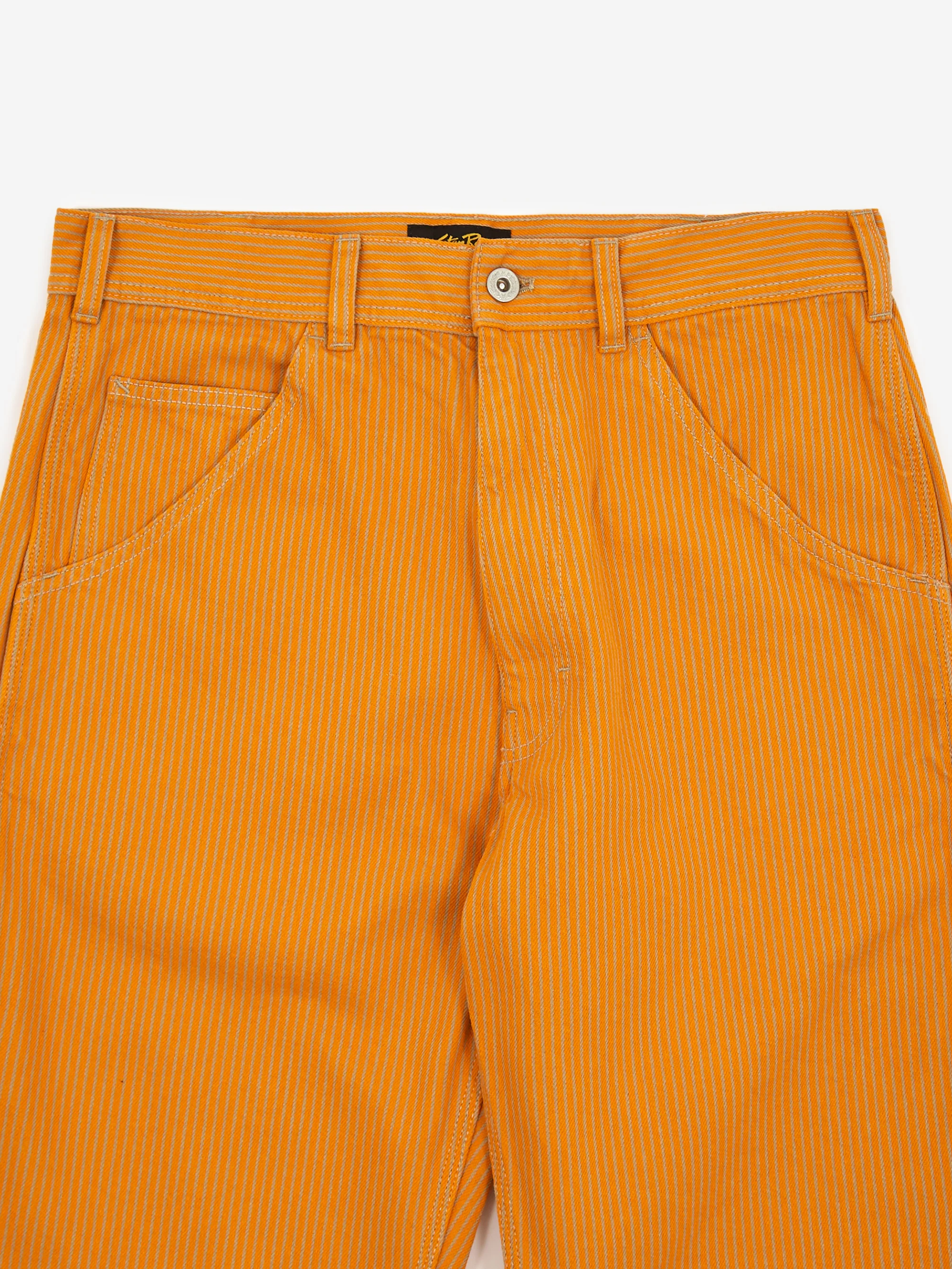 Stan Ray OG Painter Pant - Orange/Khaki Hickory - Image 3
