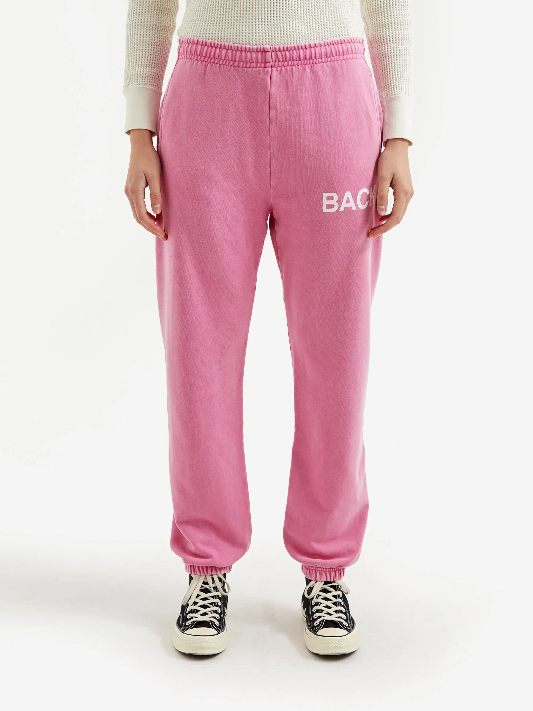 Stand Alone Back Logo Sweatpant - Pink