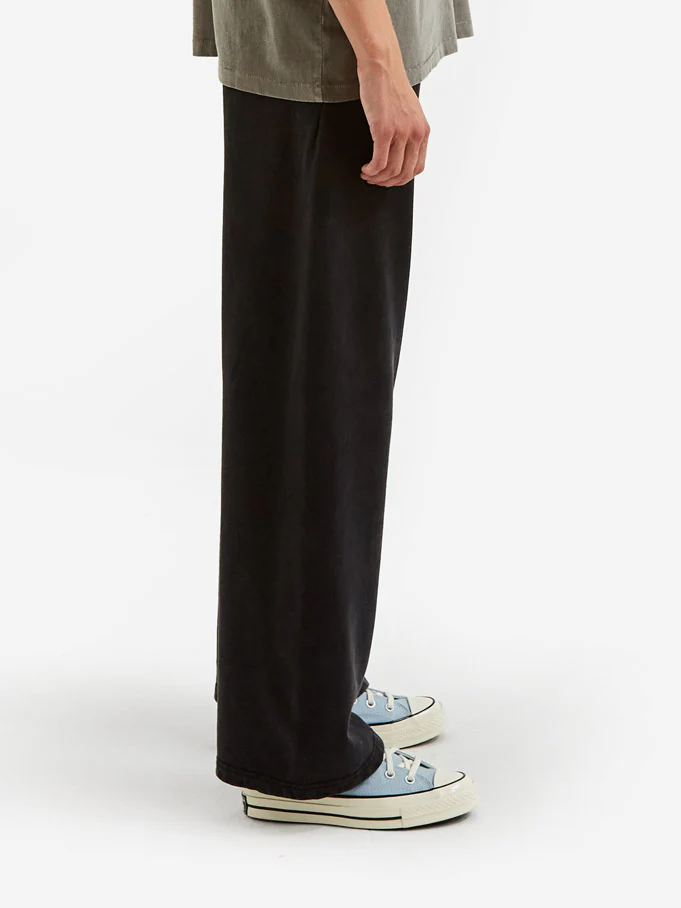 Stand Alone Back Logo Wide Sweatpant - Black - Image 2