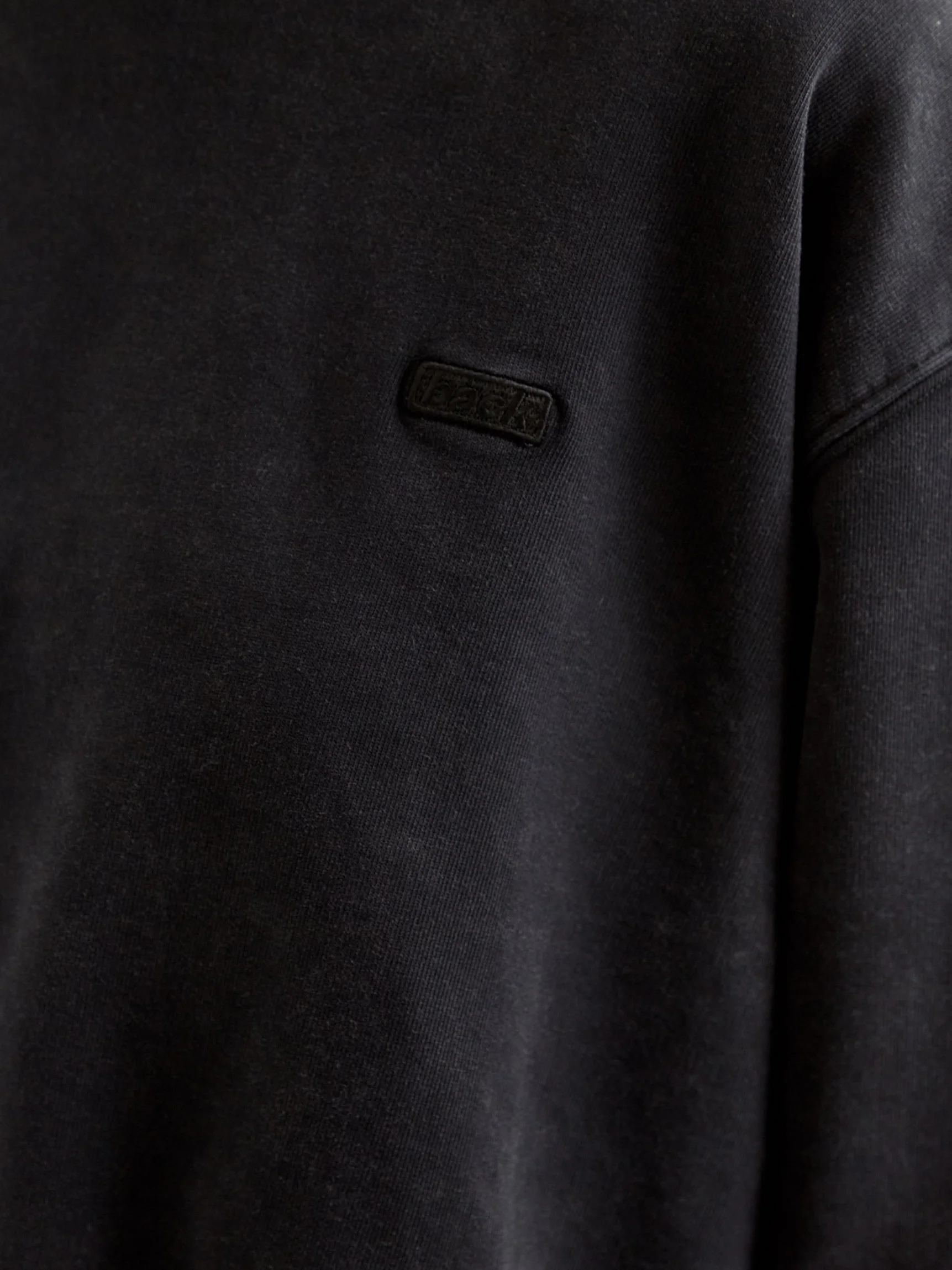 Stand Alone Balloon Cropped Hoodie - Black - Image 3
