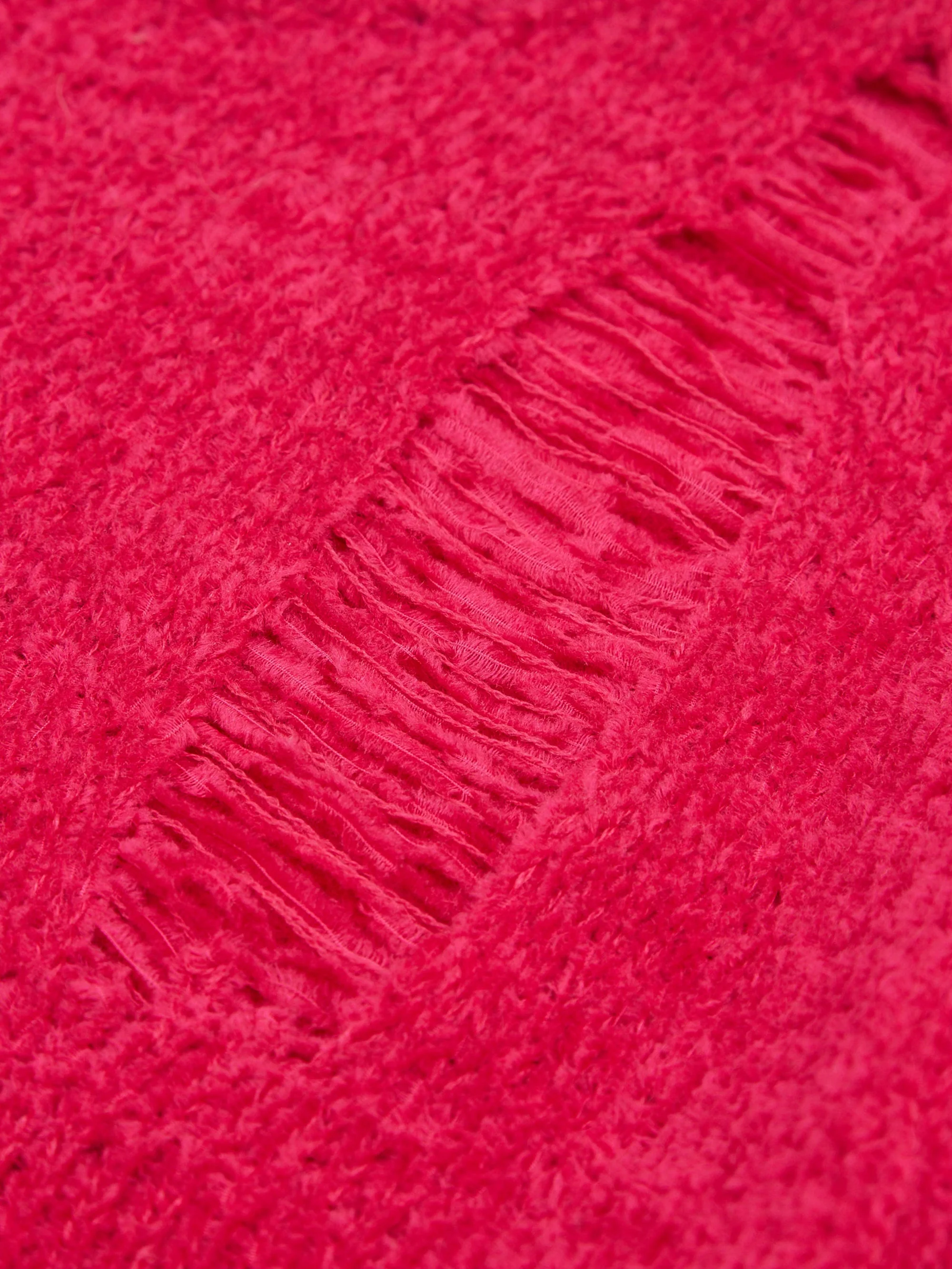 Stand Alone Destroyed Wool Jumper - Pink - Image 10