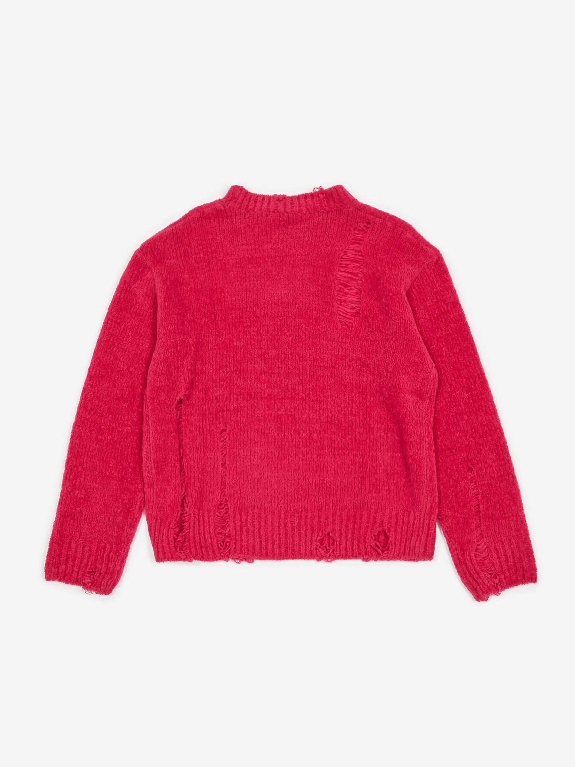 Stand Alone Destroyed Wool Jumper - Pink - Image 11