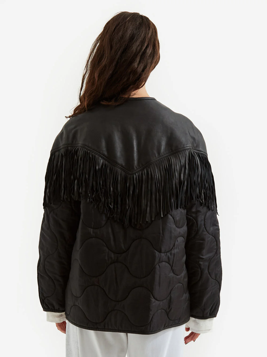 Stand Alone Fringe Military Quilted Liner - Black - Image 5