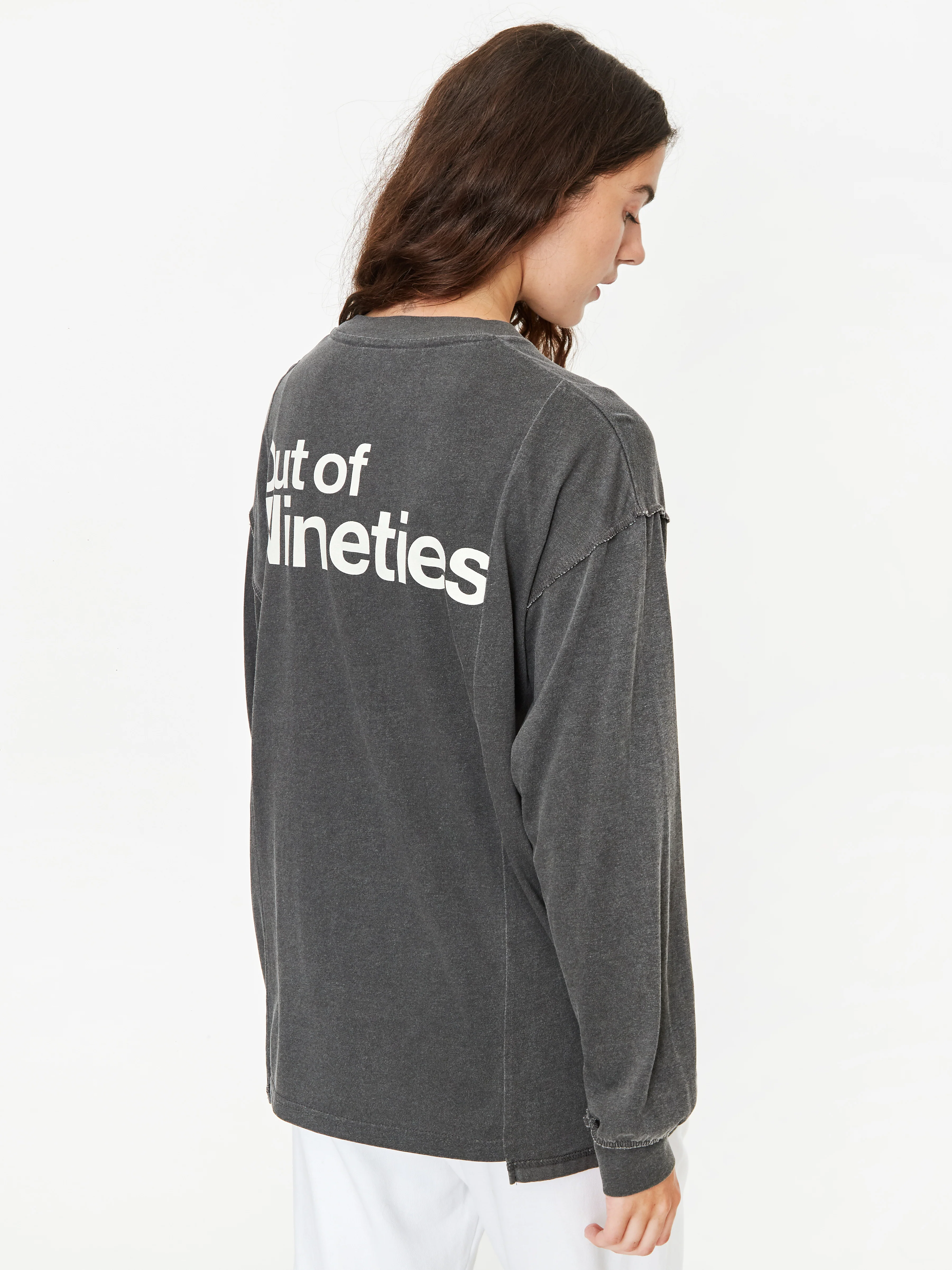 Stand Alone Out Of 90's Mixed Block Longsleeve T-Shirt - Grey - Image 6