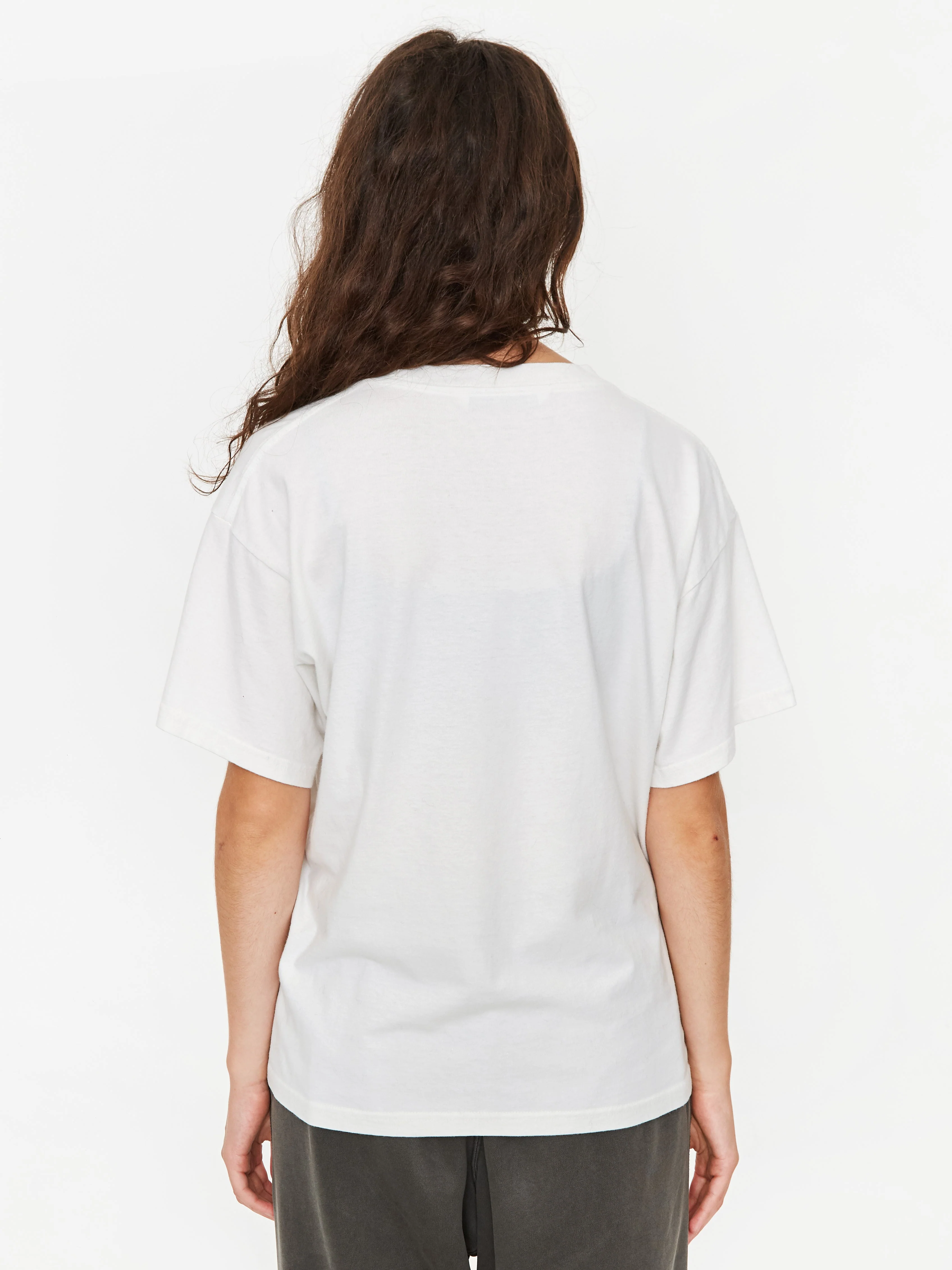 Stand Alone Retro Skateboard Shortsleeve T-Shirt - Light Grey - Image 2