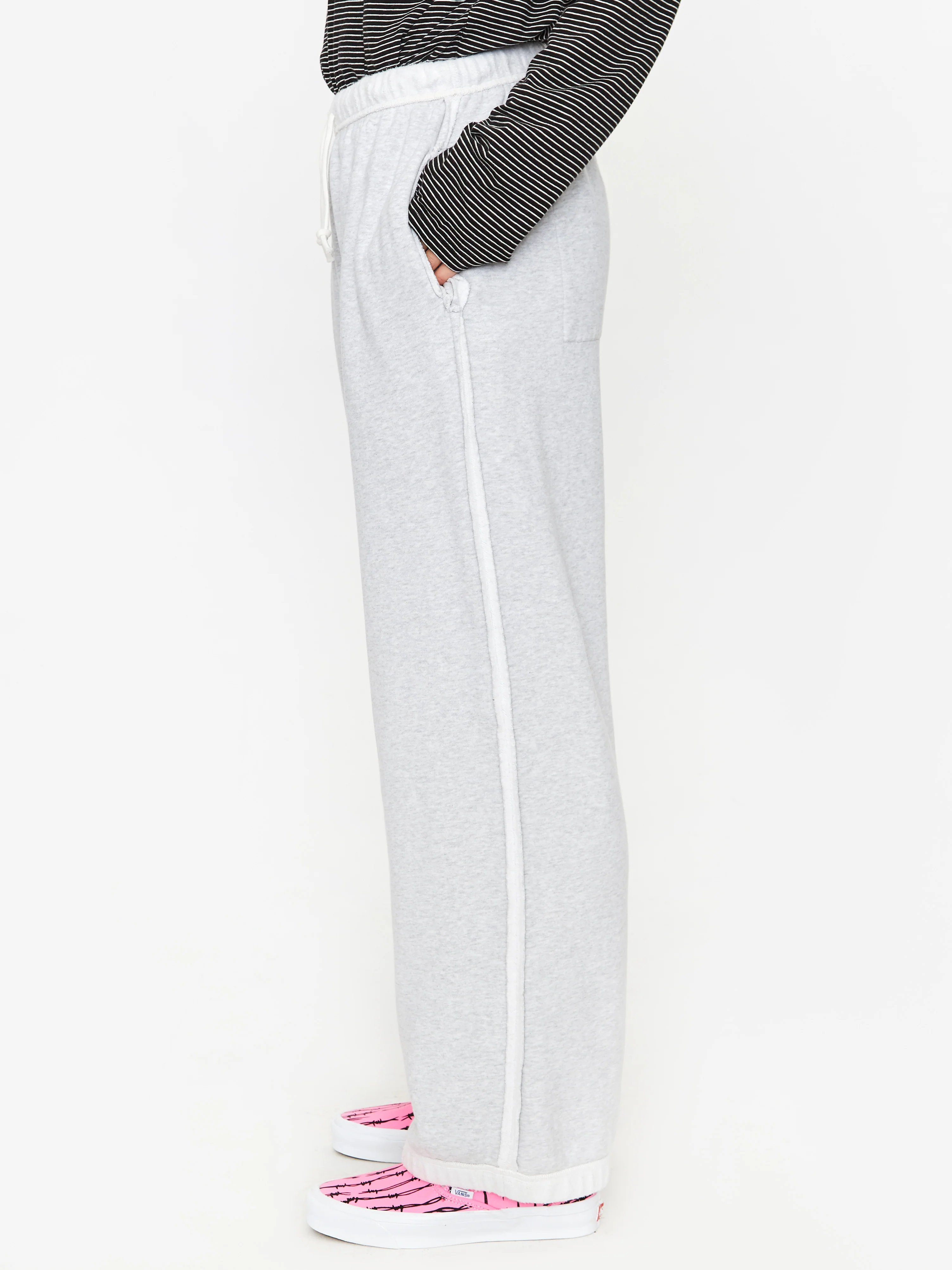 Stand Alone Reversible B Logo Sweatpant - Grey - Image 4