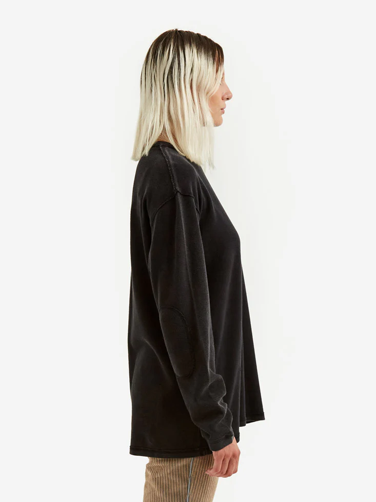 Stand Alone Vintage Waffle LS - Black - Image 2