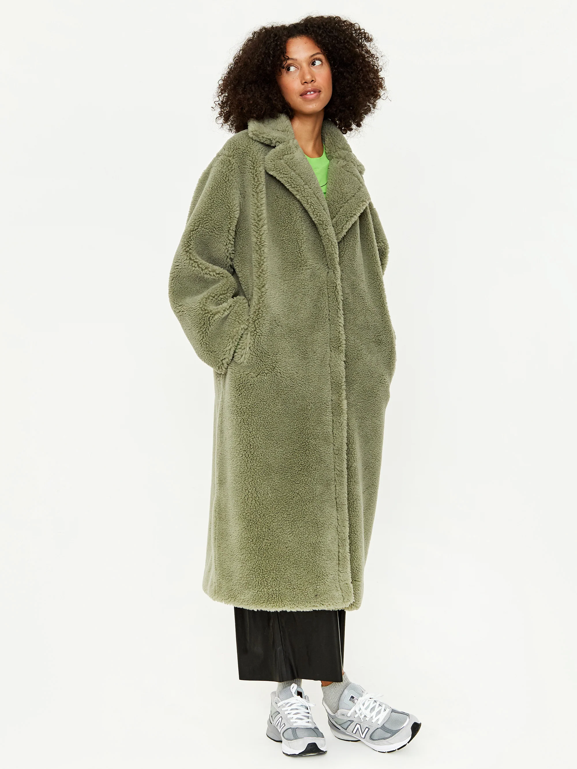 Stand Studio Maria Coat - Pea Green - Image 5