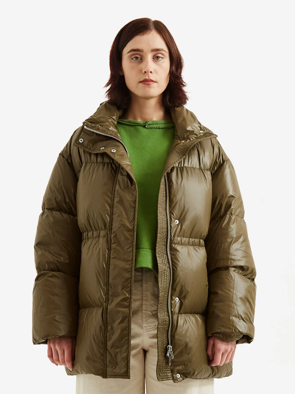 Stand Studio Milani Coat - Army Green