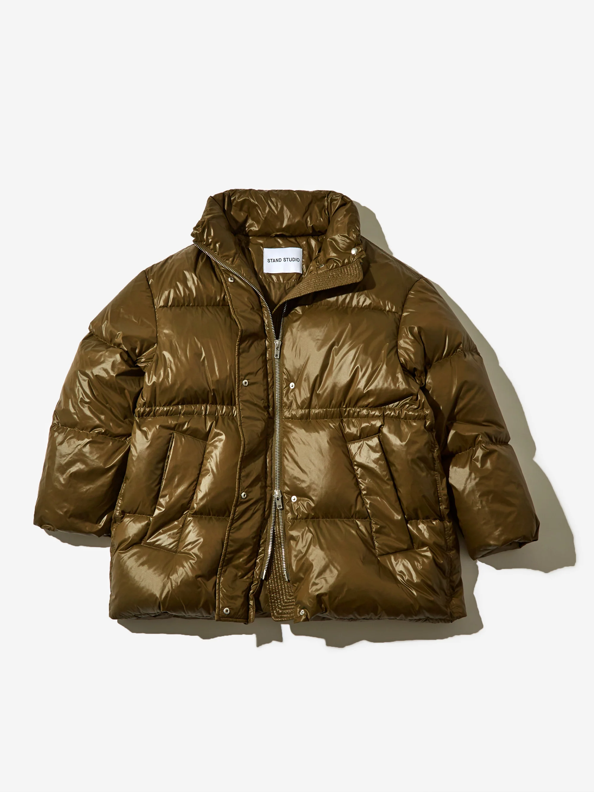 Stand Studio Milani Coat - Army Green - Image 6