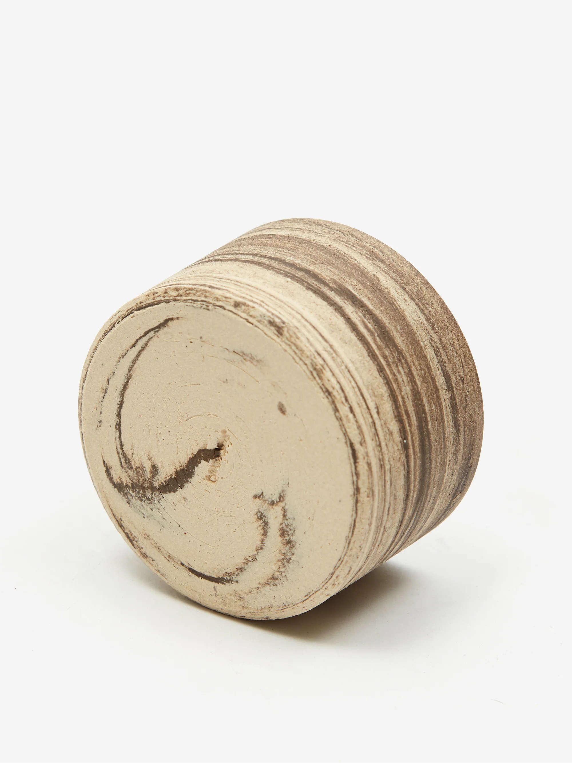 Stick Ceramics Handmade Short 6oz Coffee Cup - Brown - Image 3