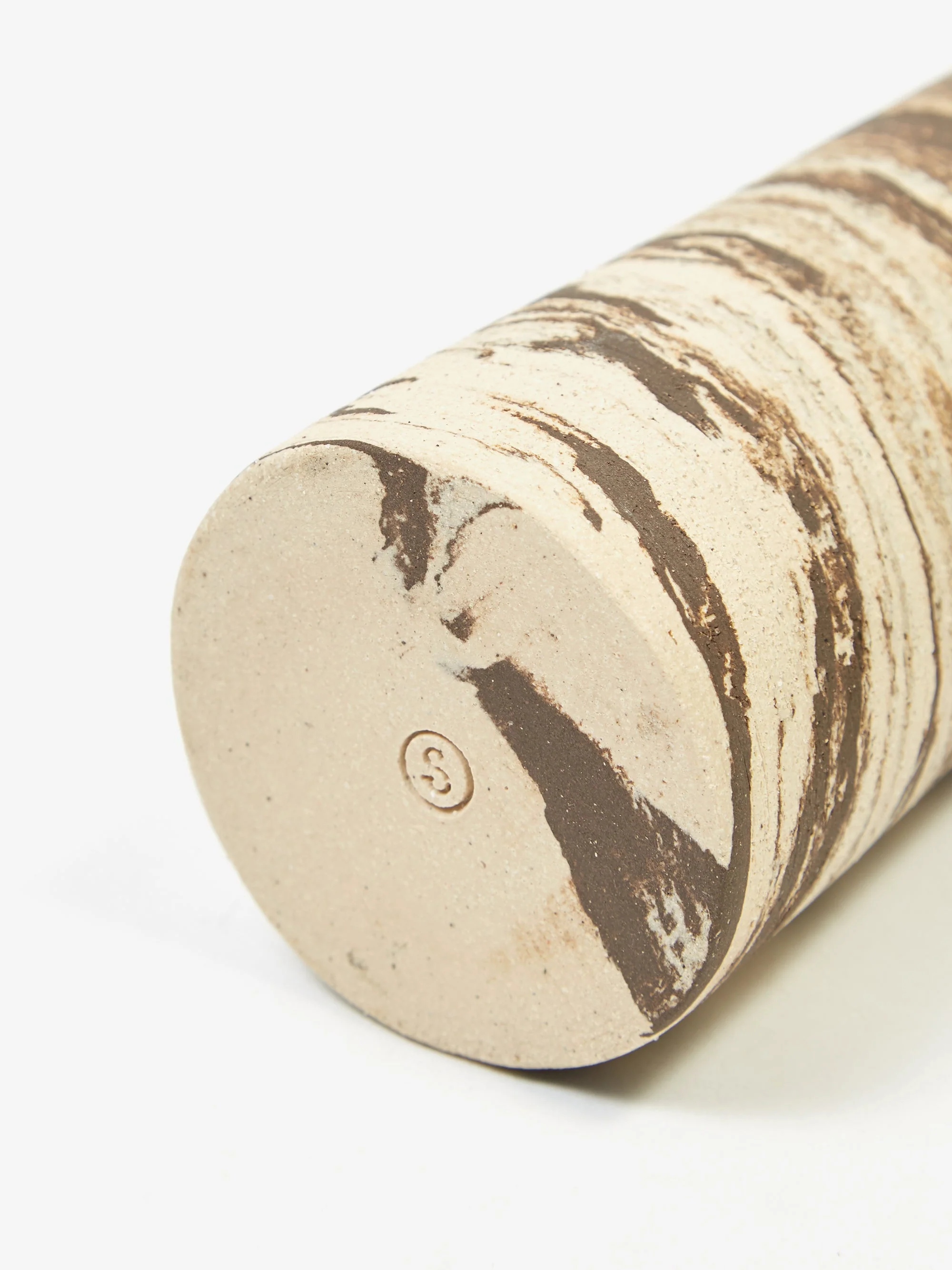 Stick Ceramics Marbled Straight Edge Vase - Image 3