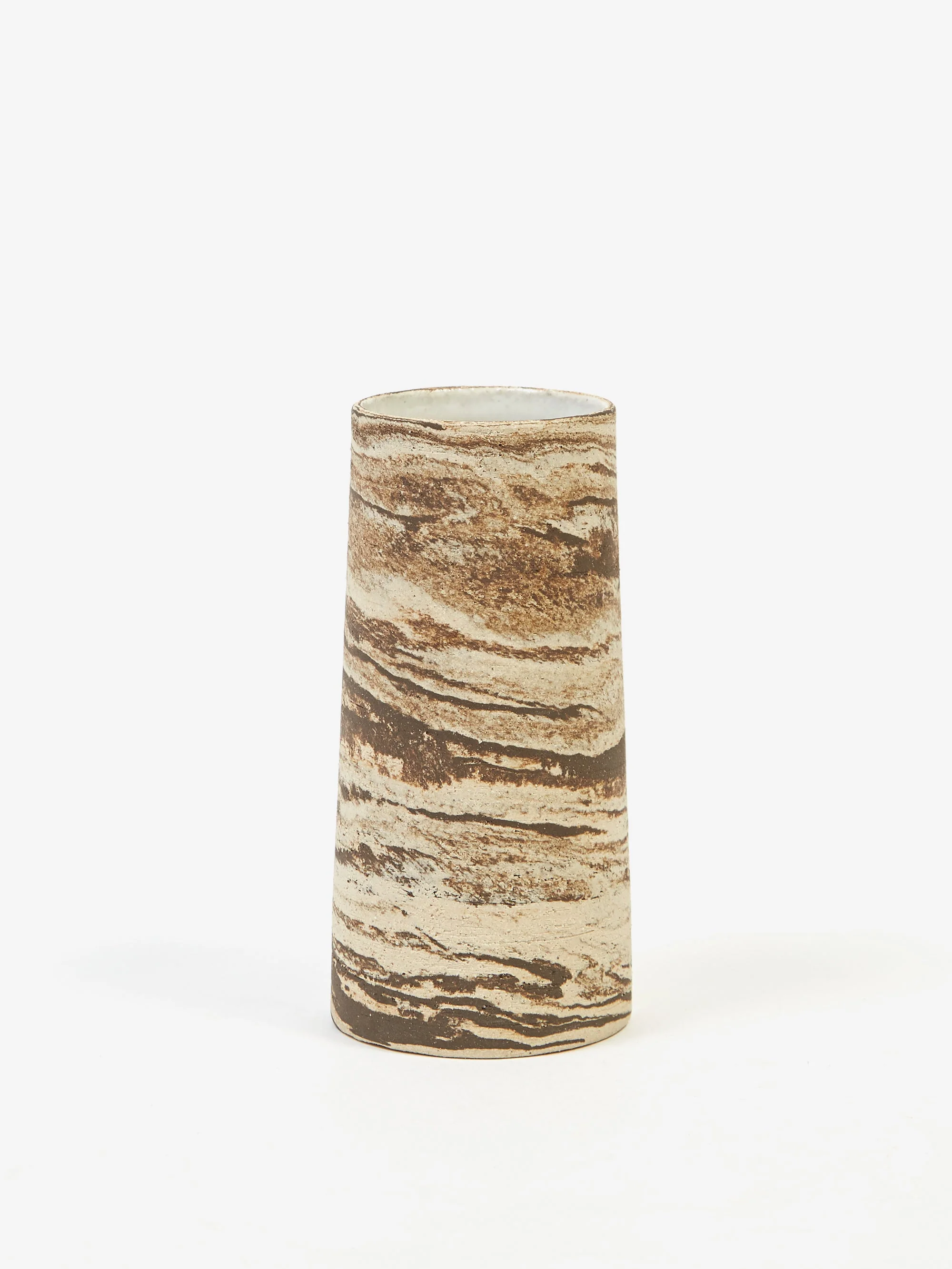 Stick Ceramics Marbled Straight Edge Vase - Image 4