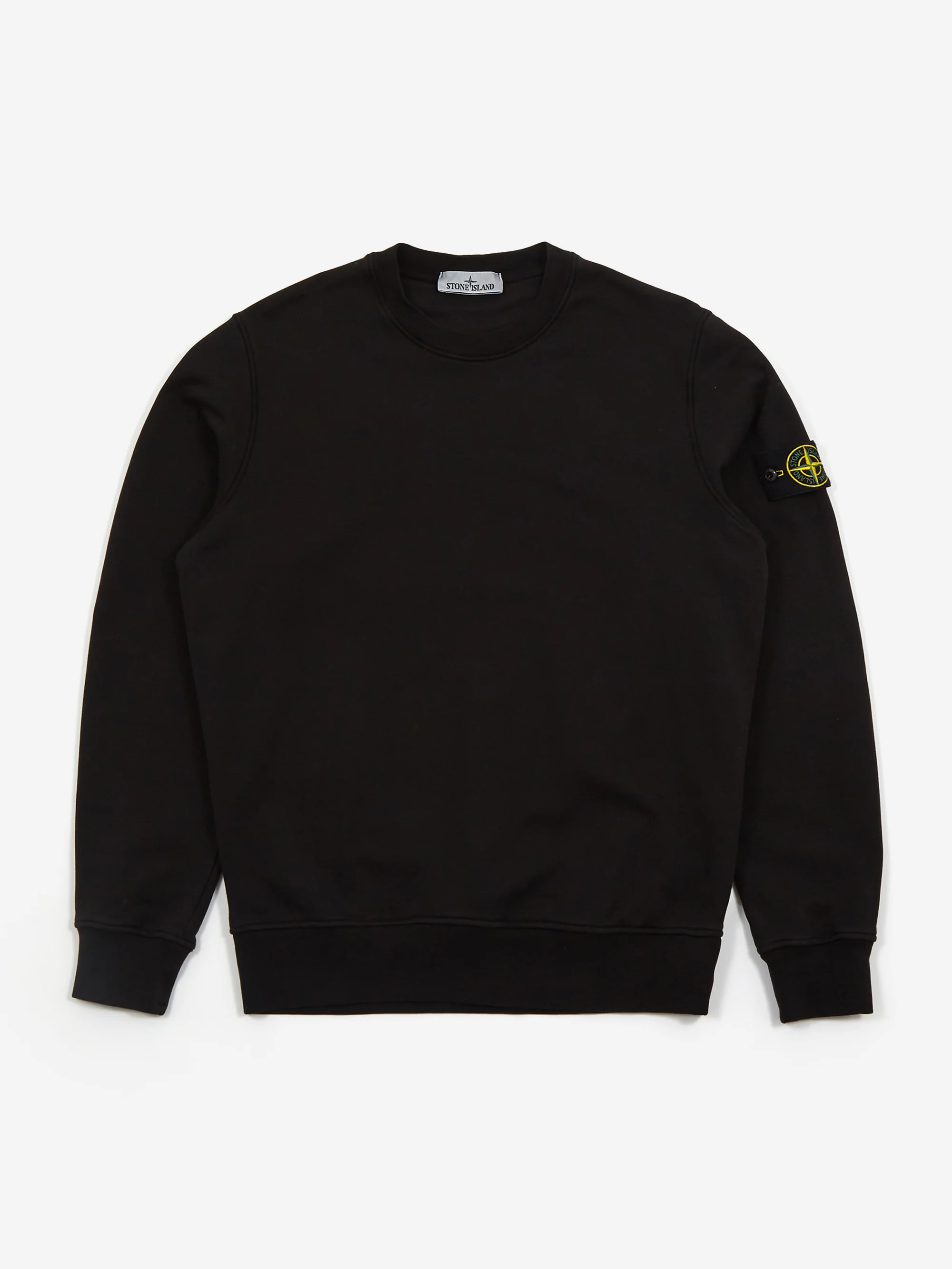 Stone Island Crewneck LS Sweatshirt - Black