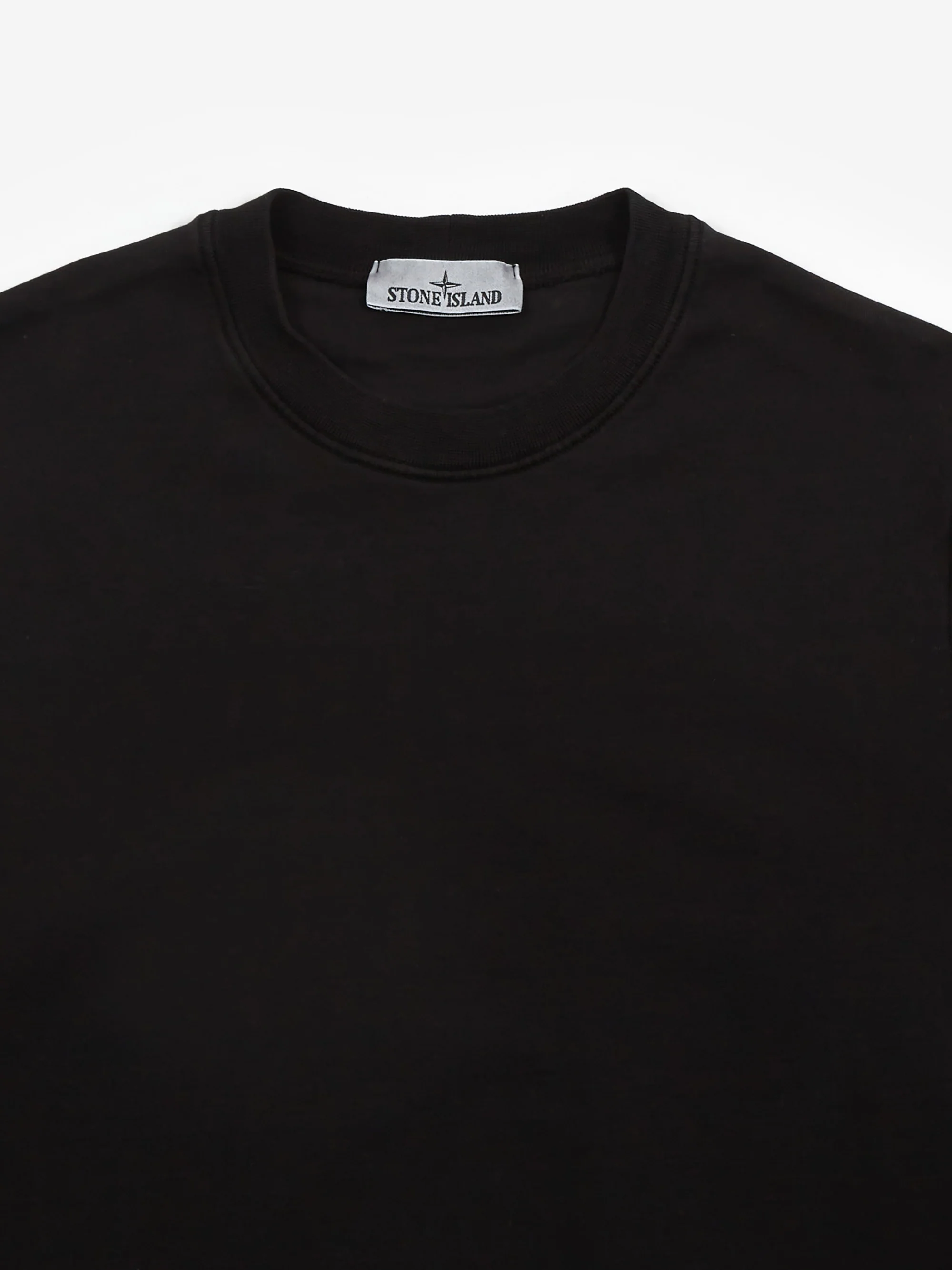Stone Island Crewneck LS Sweatshirt - Black - Image 3
