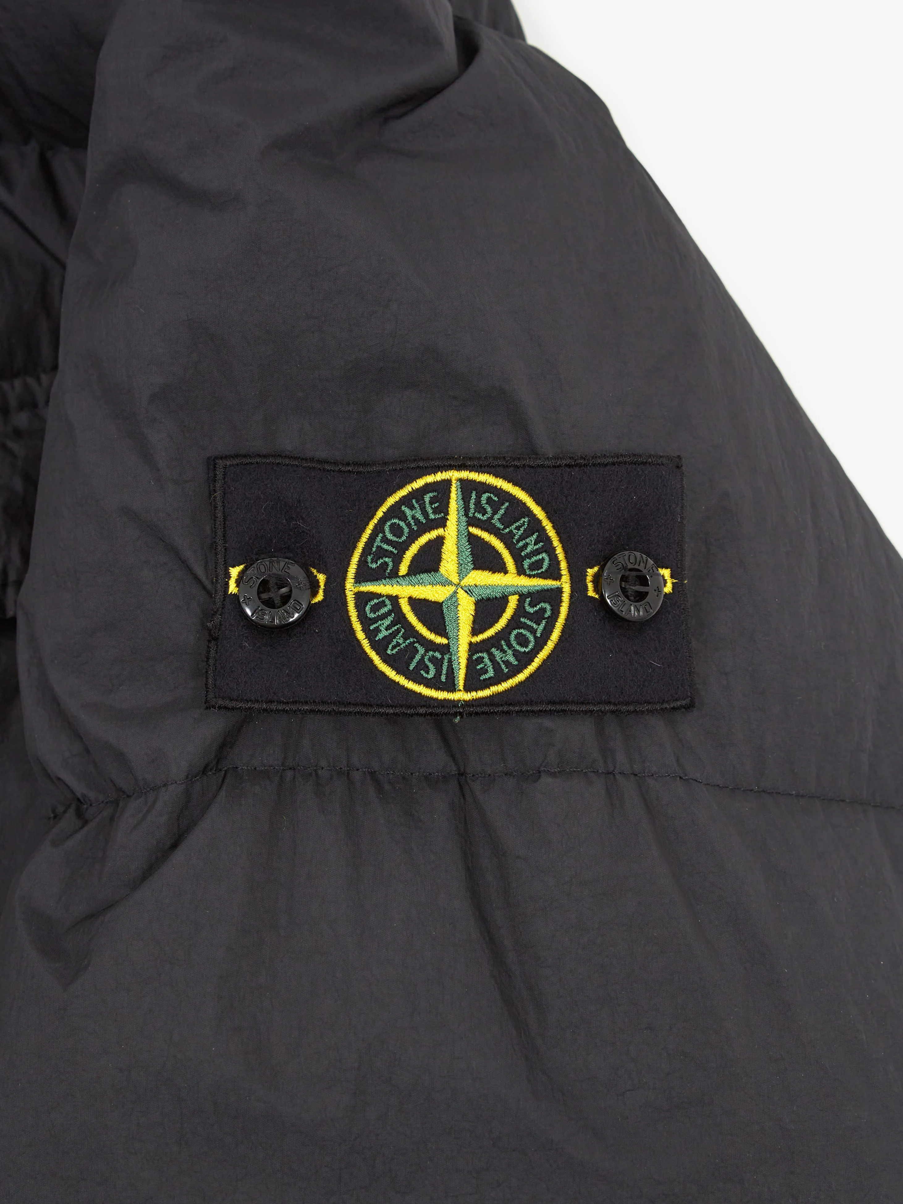 Stone Island Garment Dyed Crinkle Reps R-NY Down Parka - Black - Image 5