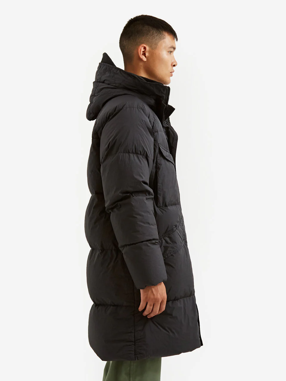 Stone Island Garment Dyed Crinkle Reps R-NY Down Parka - Black - Image 9