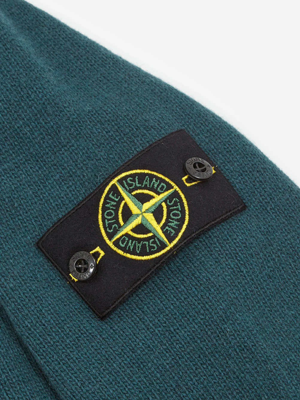 Stone Island Lambswool Crewneck Knit - Petrol - Image 3