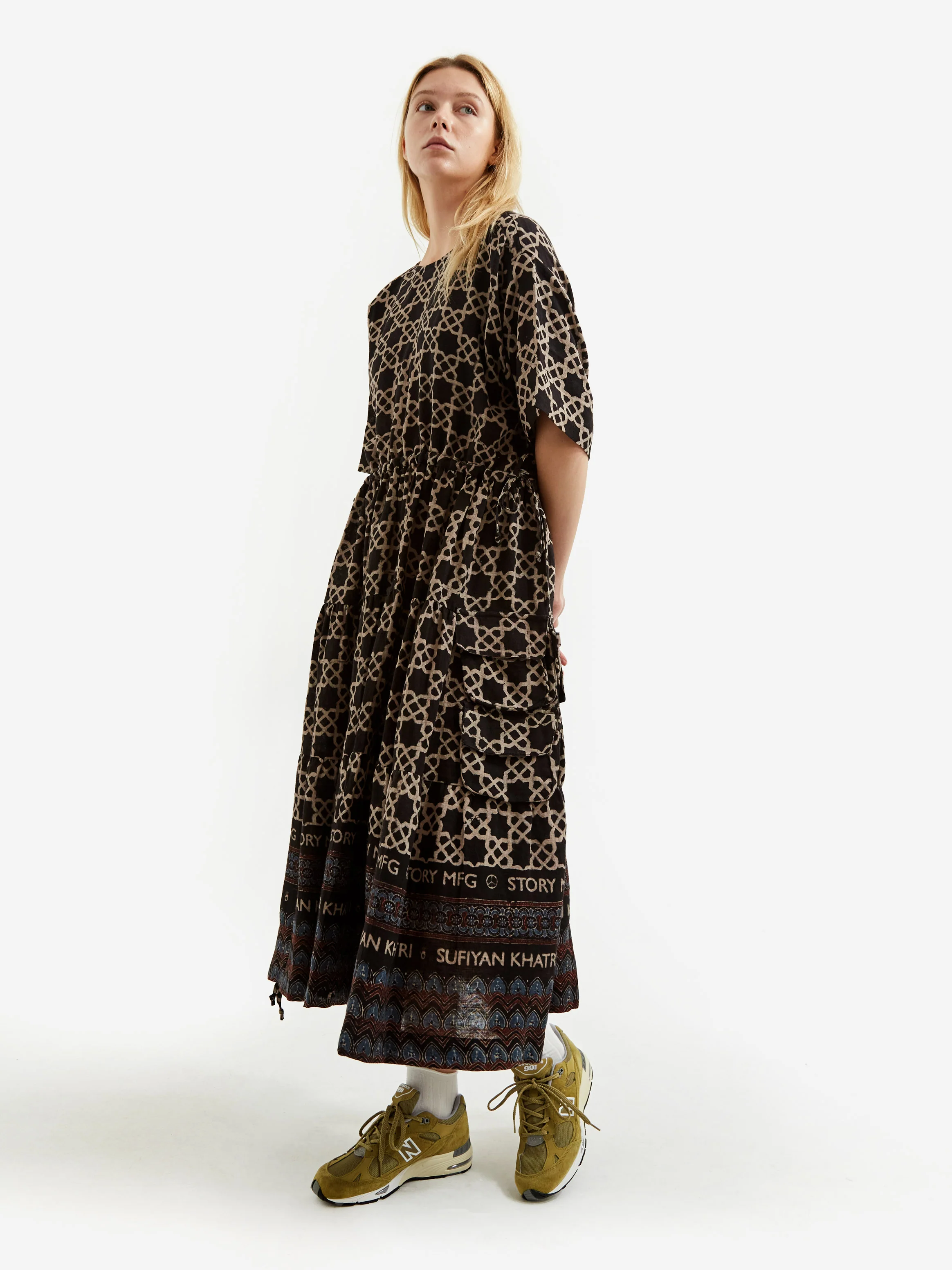 Story MFG Forager Emilie Dress - Dark Arabesque - Image 4