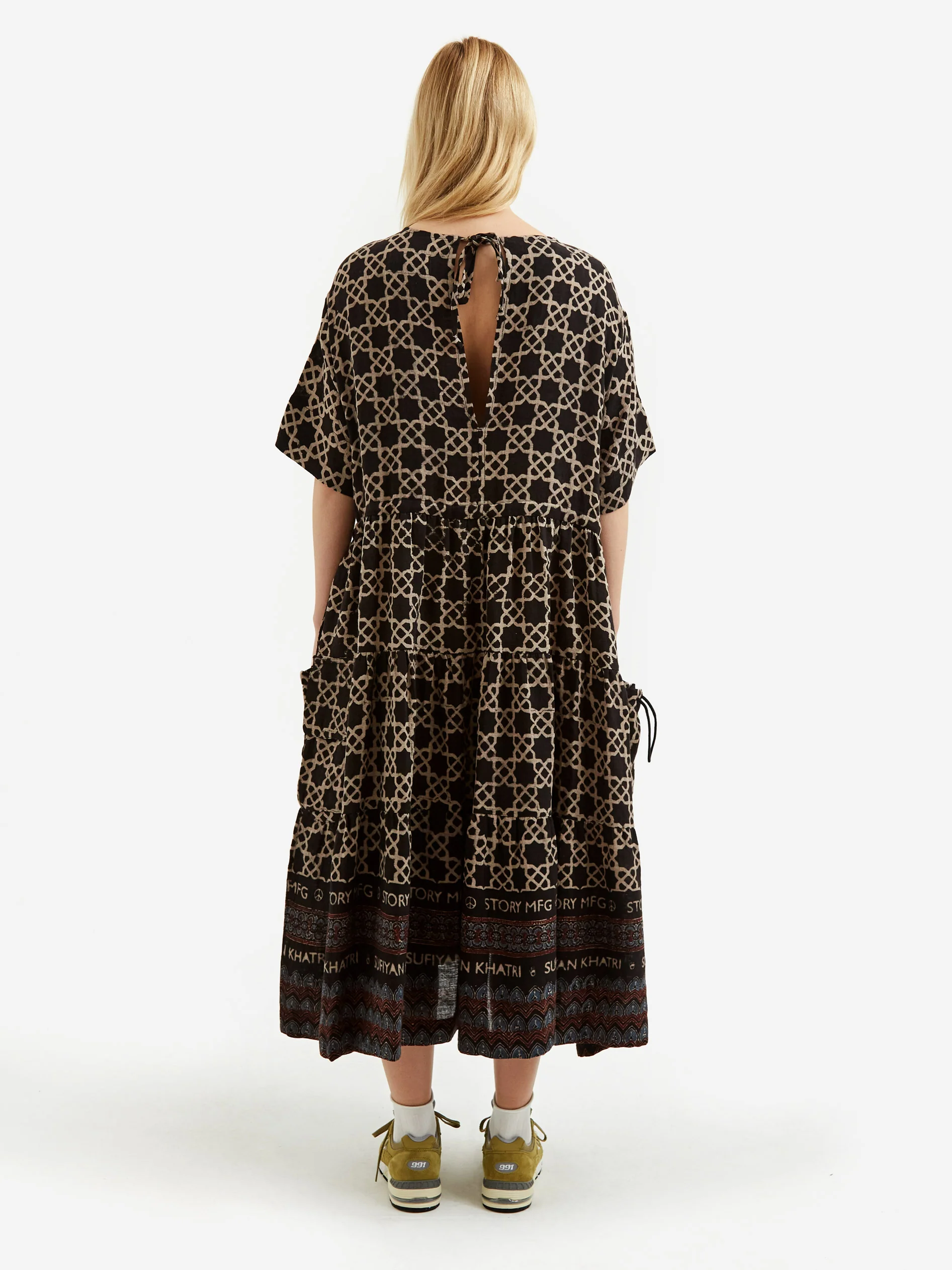 Story MFG Forager Emilie Dress - Dark Arabesque - Image 7