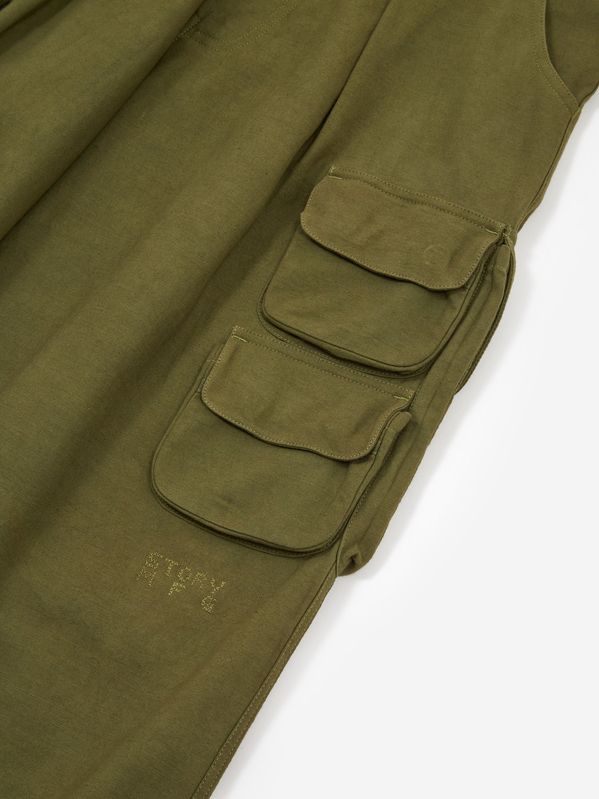 Story mfg. Forager Pant - Olive Slub - Image 4