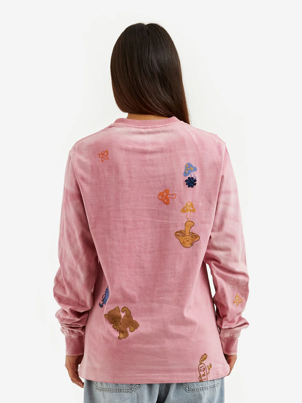 Story MFG Grateful Longsleeve Tee - Sappan Pink Scorpio Trip - Image 5