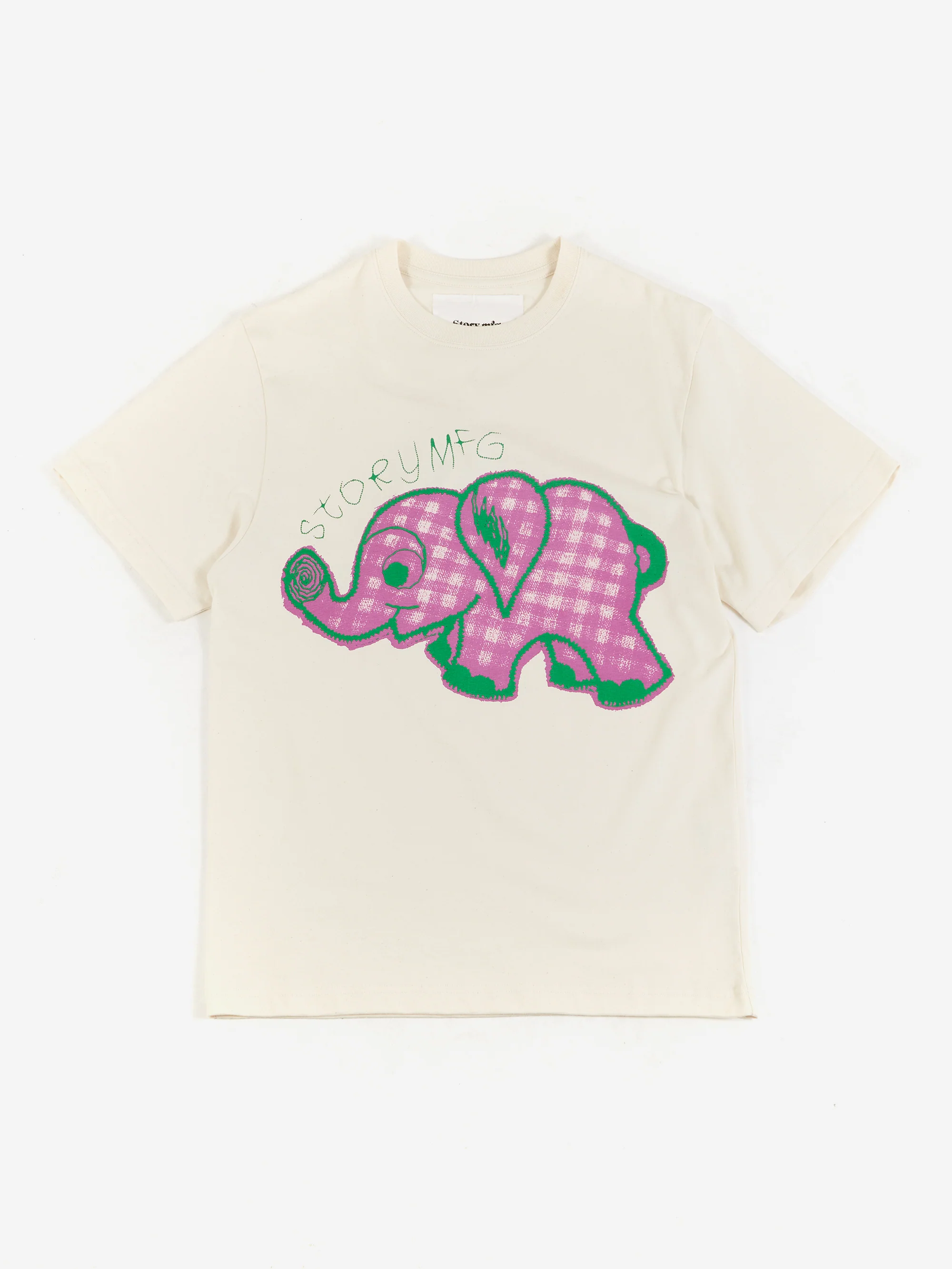 Story mfg. Grateful Short Sleeve T Shirt W - Ecru Ele - Image 4