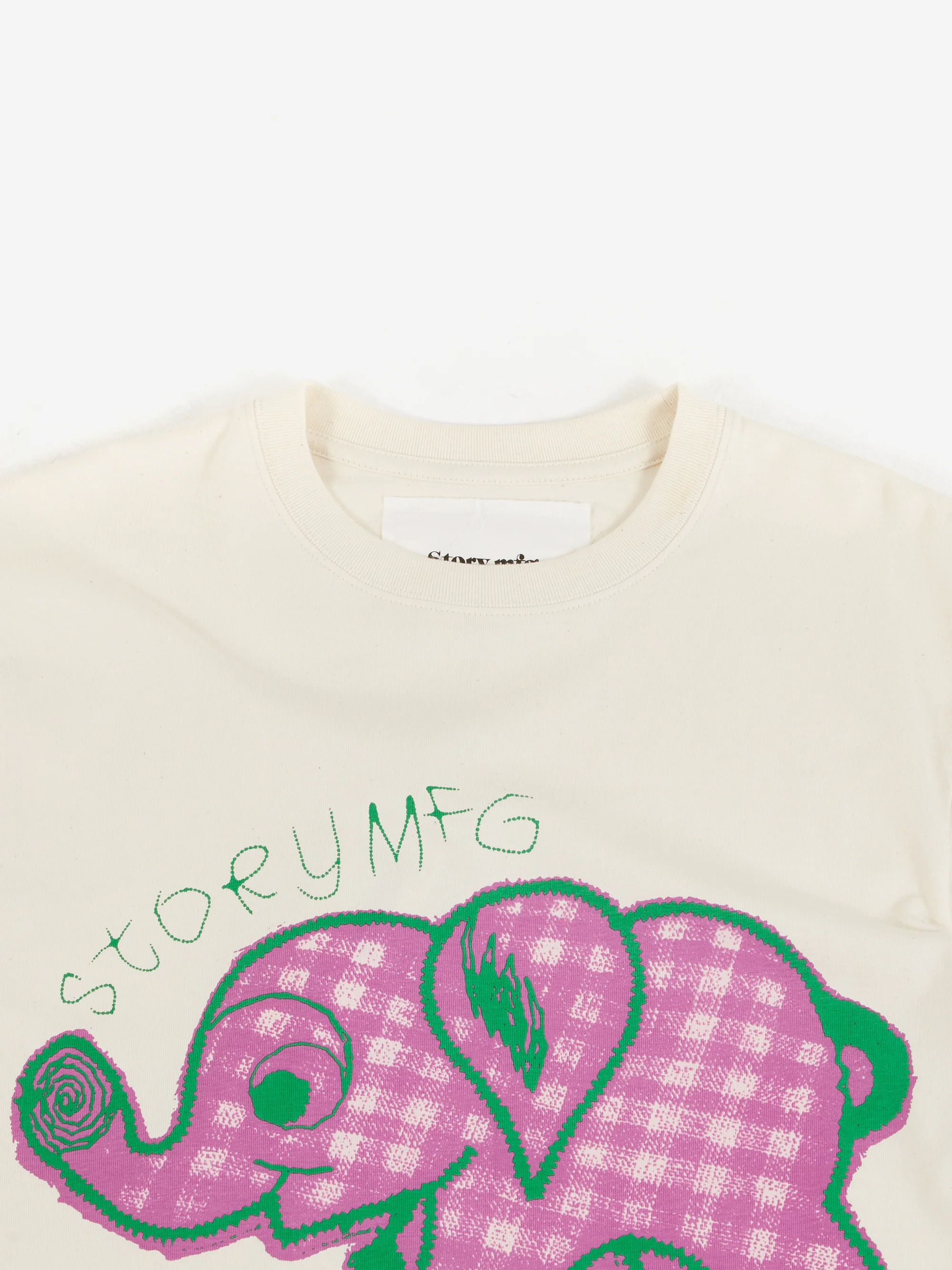 Story mfg. Grateful Short Sleeve T Shirt W - Ecru Ele - Image 5