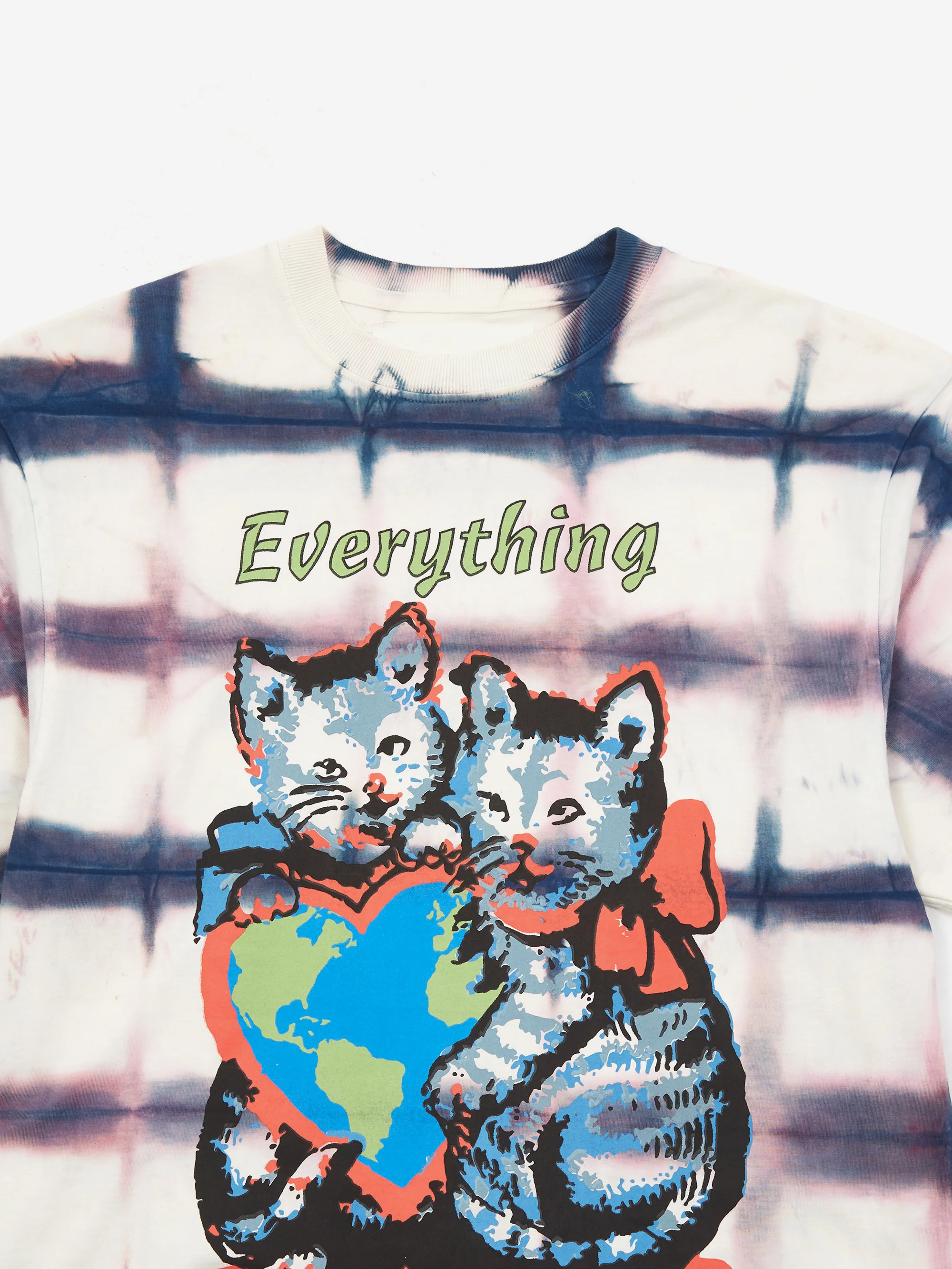 STORY mfg. Grateful Tee SS W - Purple Kitten Courage - Image 5