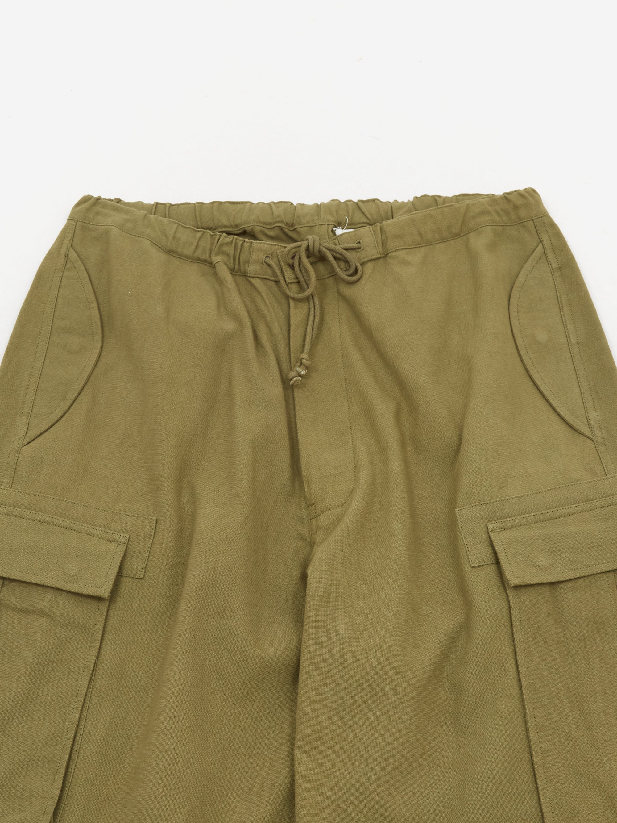 Story mfg. Peace Pants - Olive Slub - Image 2