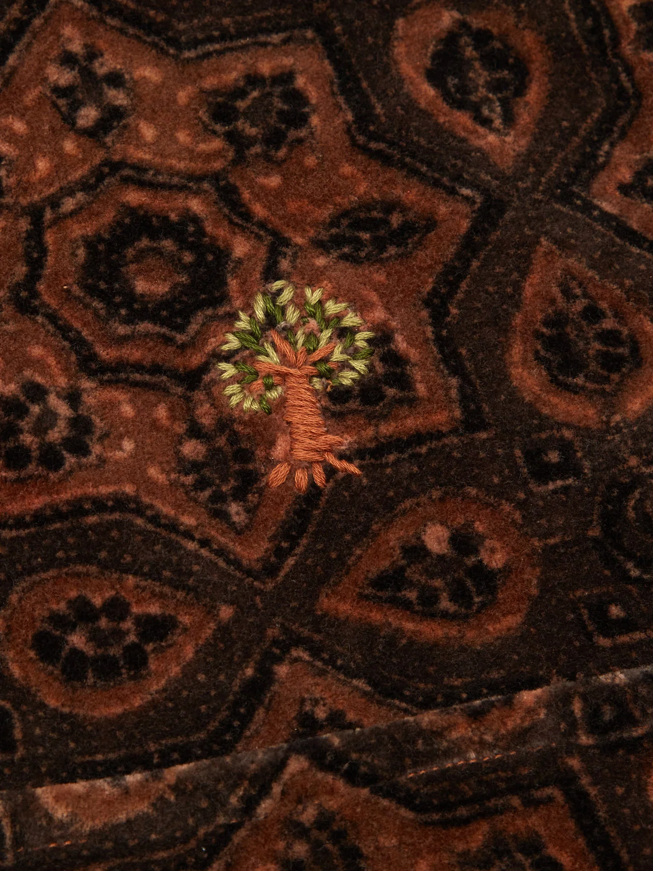 Story MFG Polite Pullover - Burnt Orange Ajrak - Image 6