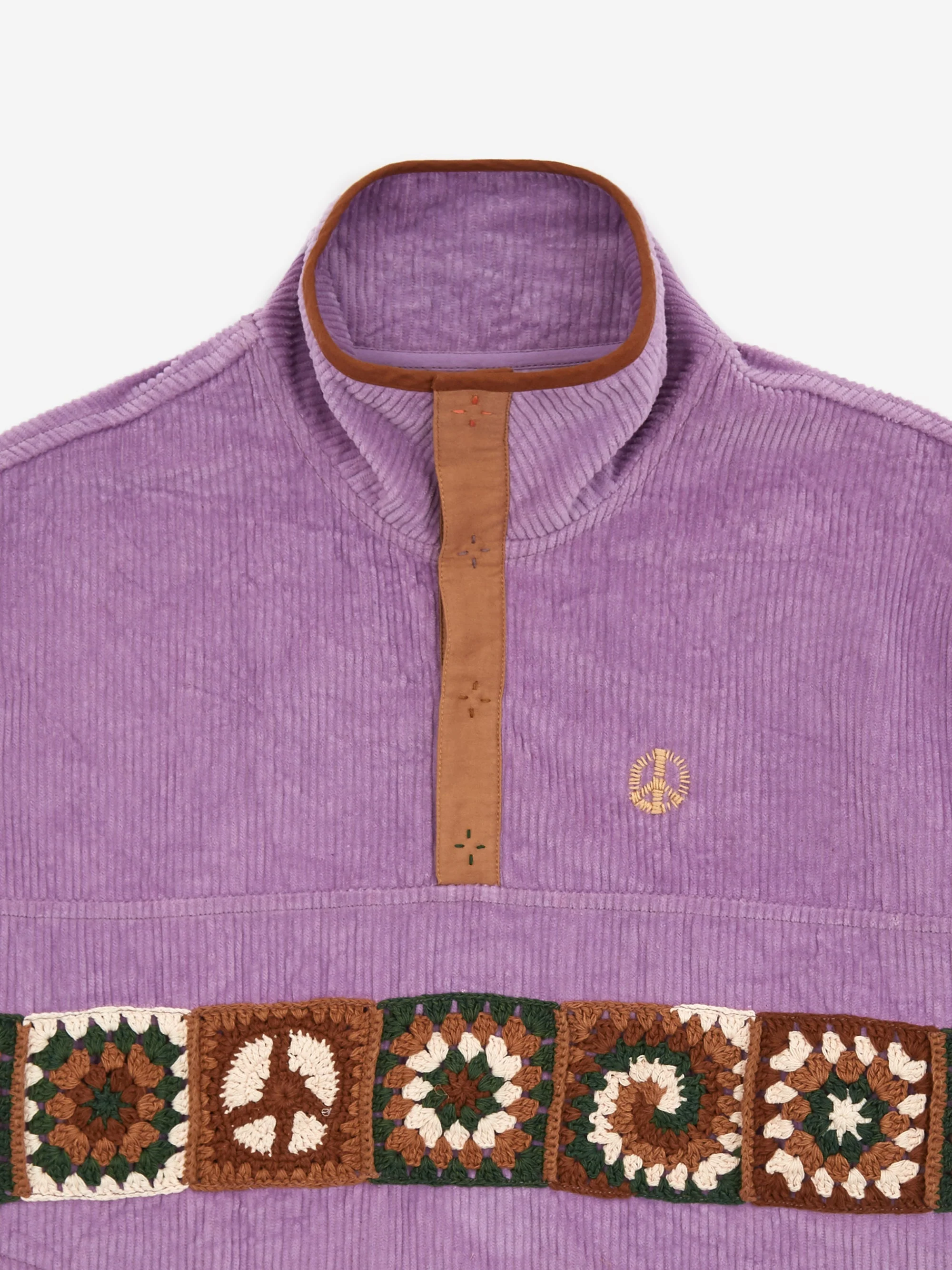 Story MFG Polite Pullover Jacket - Lilac Corduroy - Image 3