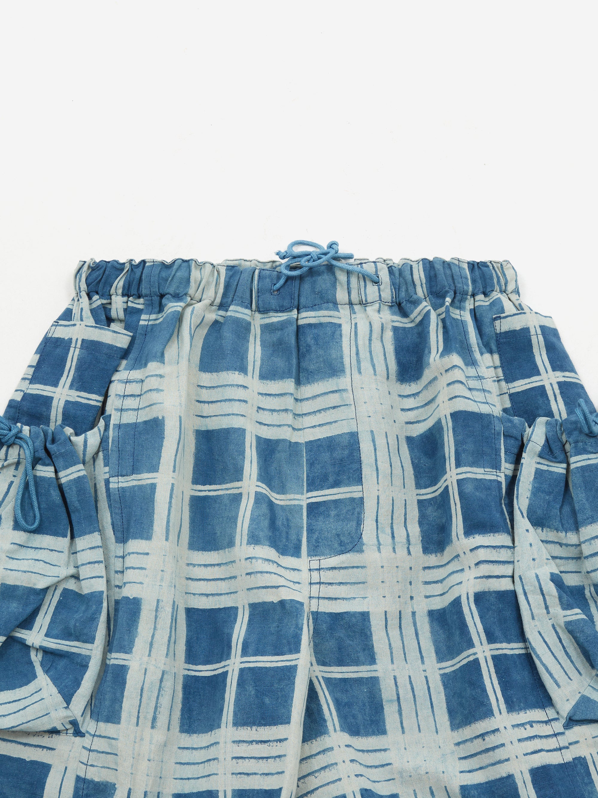 Story mfg. Salt Shorts - Indigo Check - Image 3