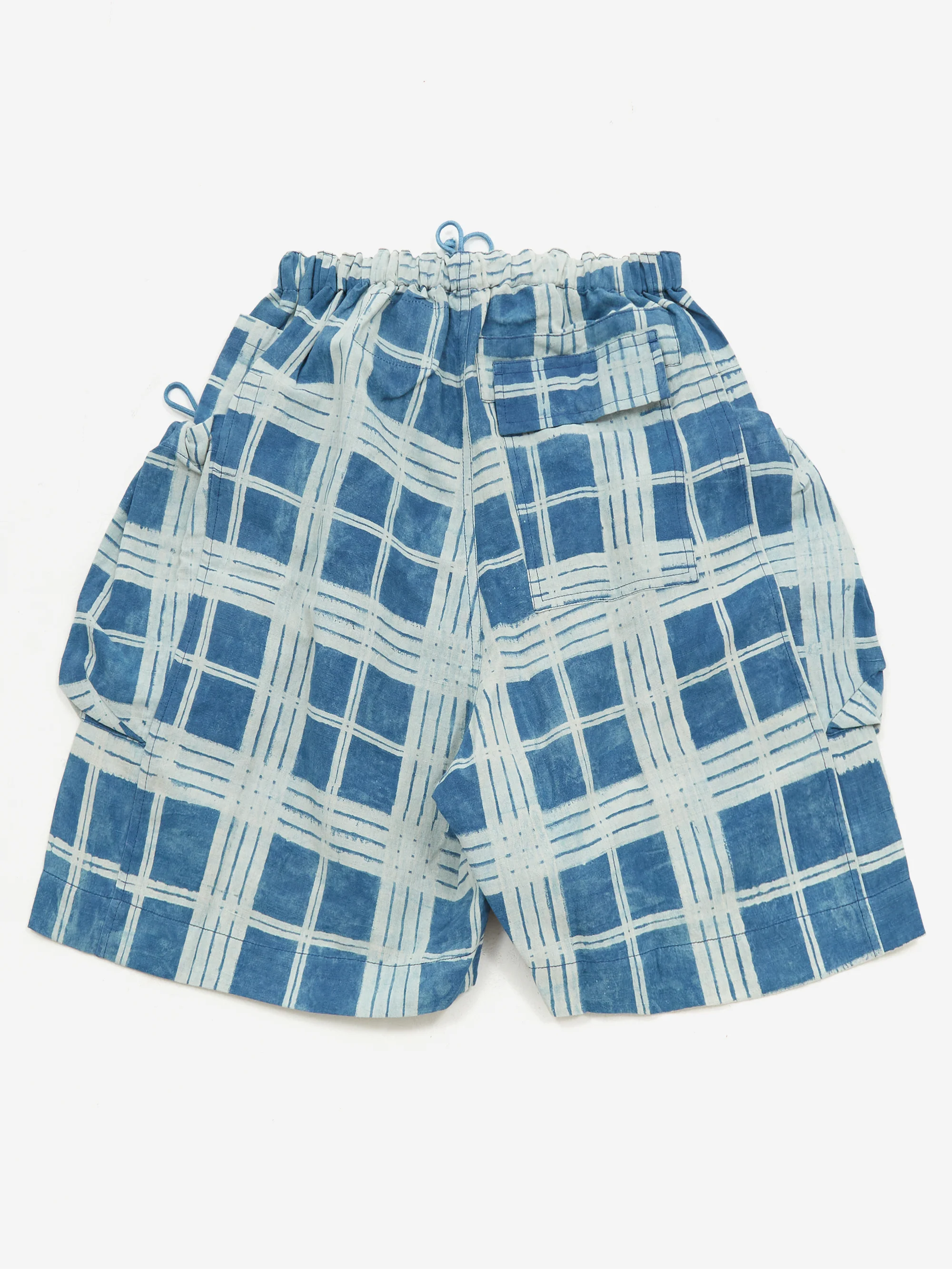 Story mfg. Salt Shorts - Indigo Check - Image 4