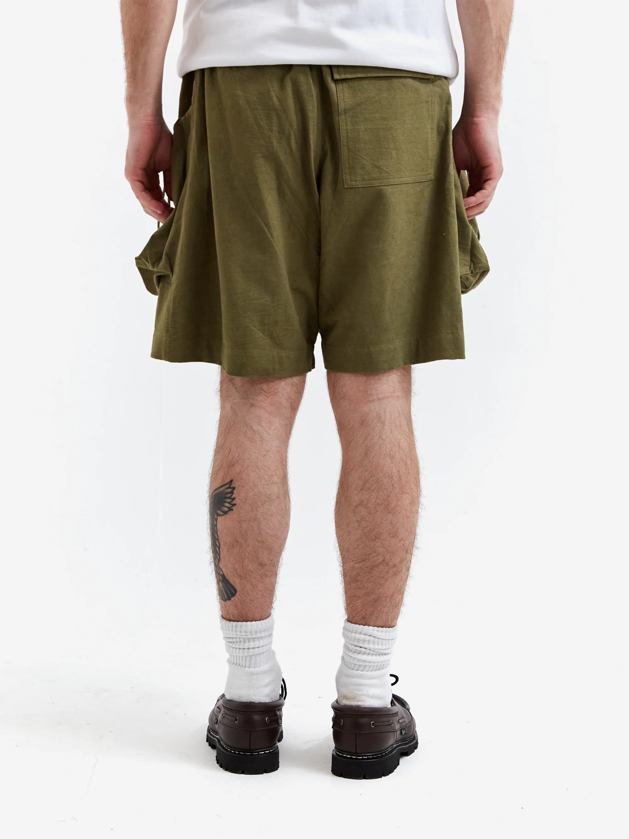 Story mfg. Salt Shorts - Olive Slub - Image 6