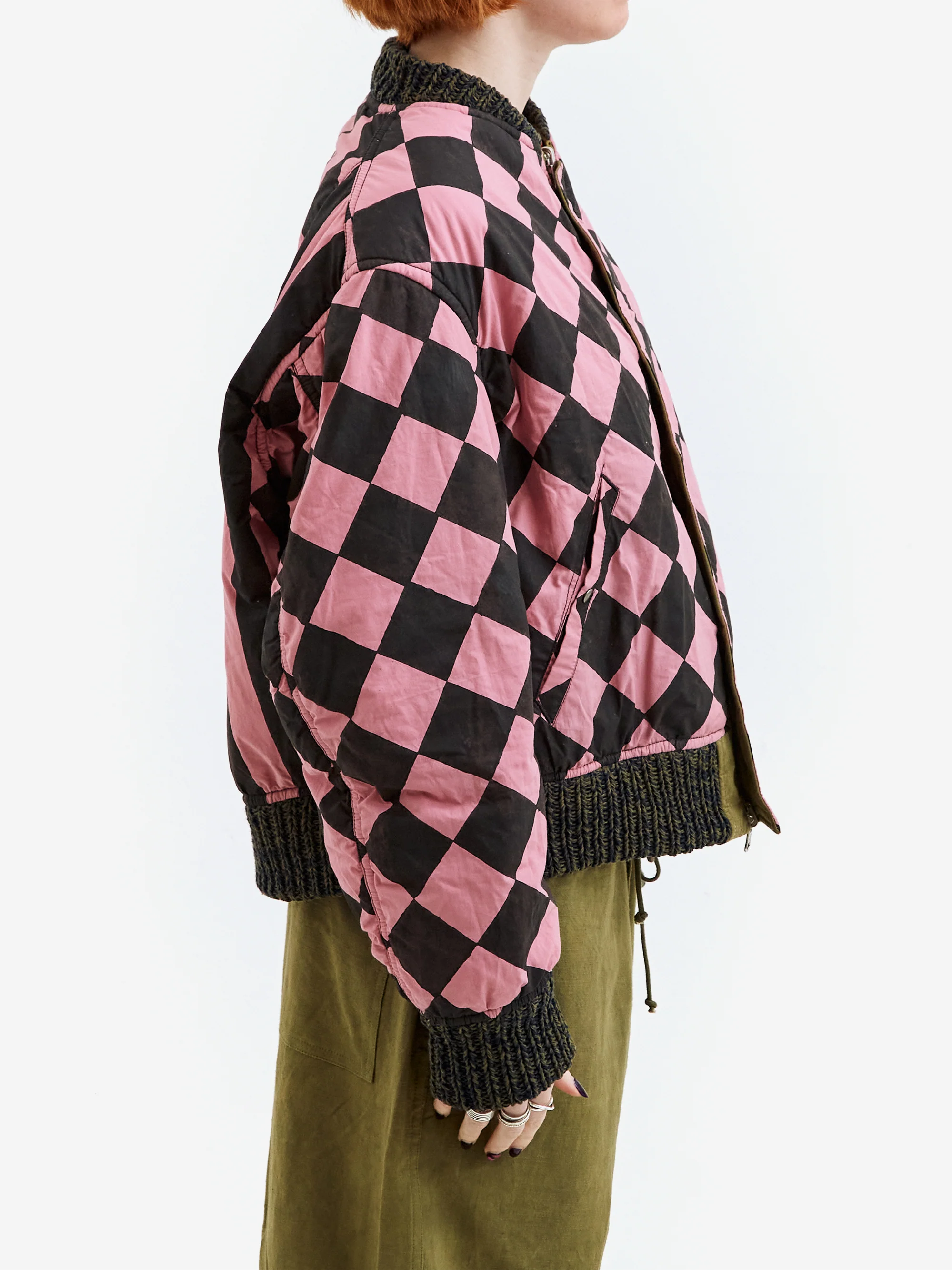 Story mfg. Seed Bomber W - Olive Wonky-Wear - Image 4