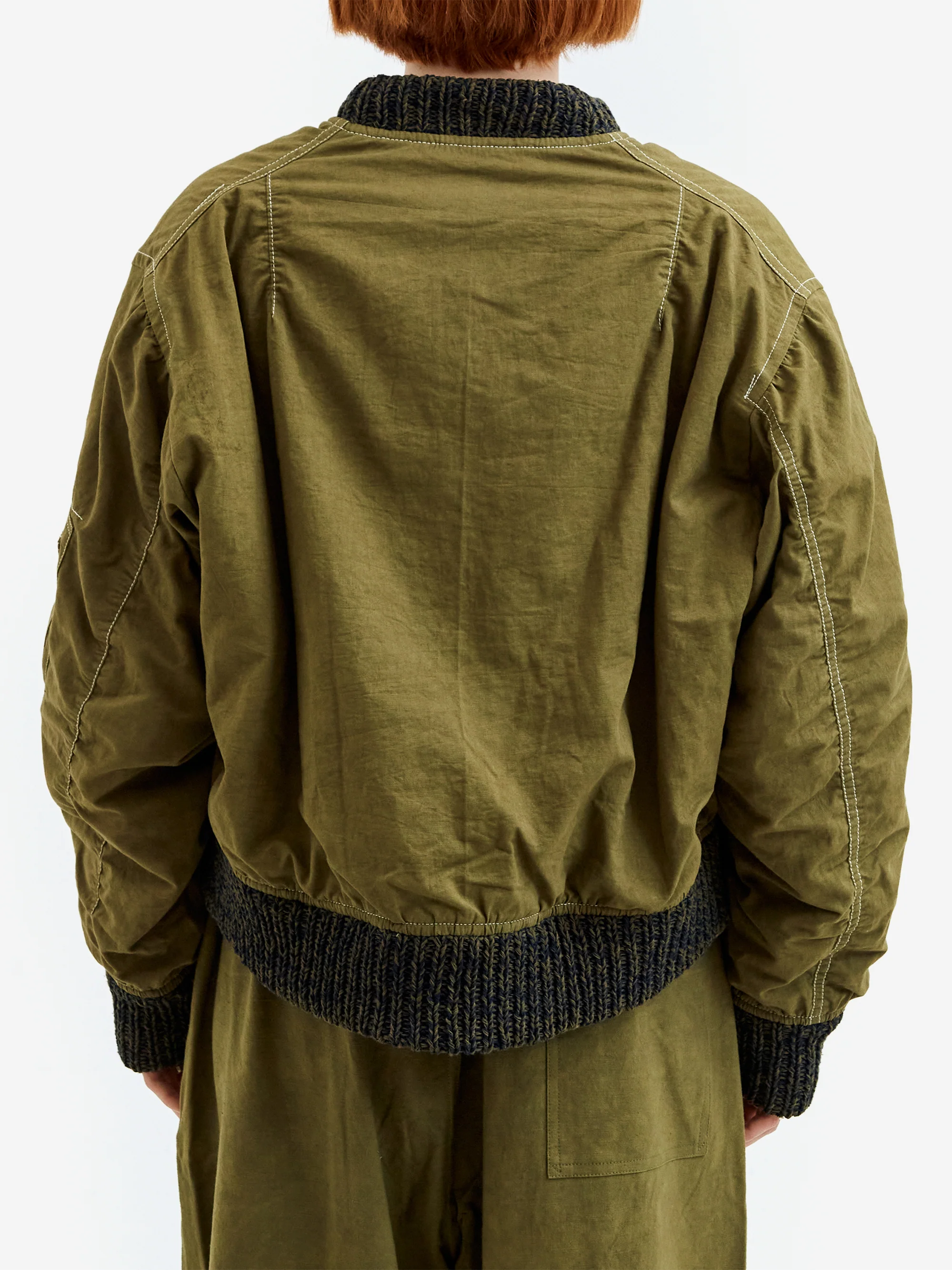 Story mfg. Seed Bomber W - Olive Wonky-Wear - Image 5